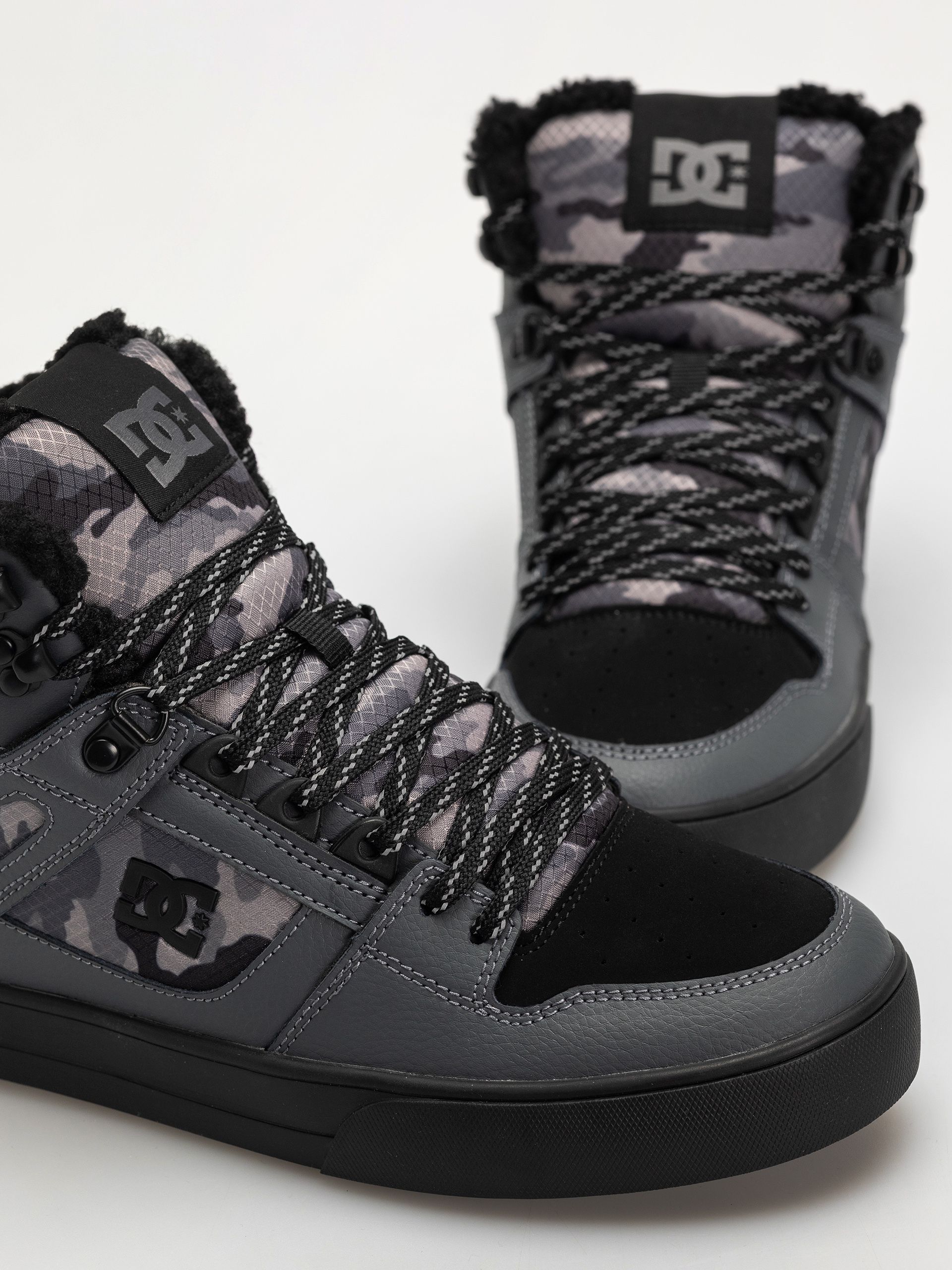 DC Pure High Top Wc Wnt Cipők (dark grey/black)