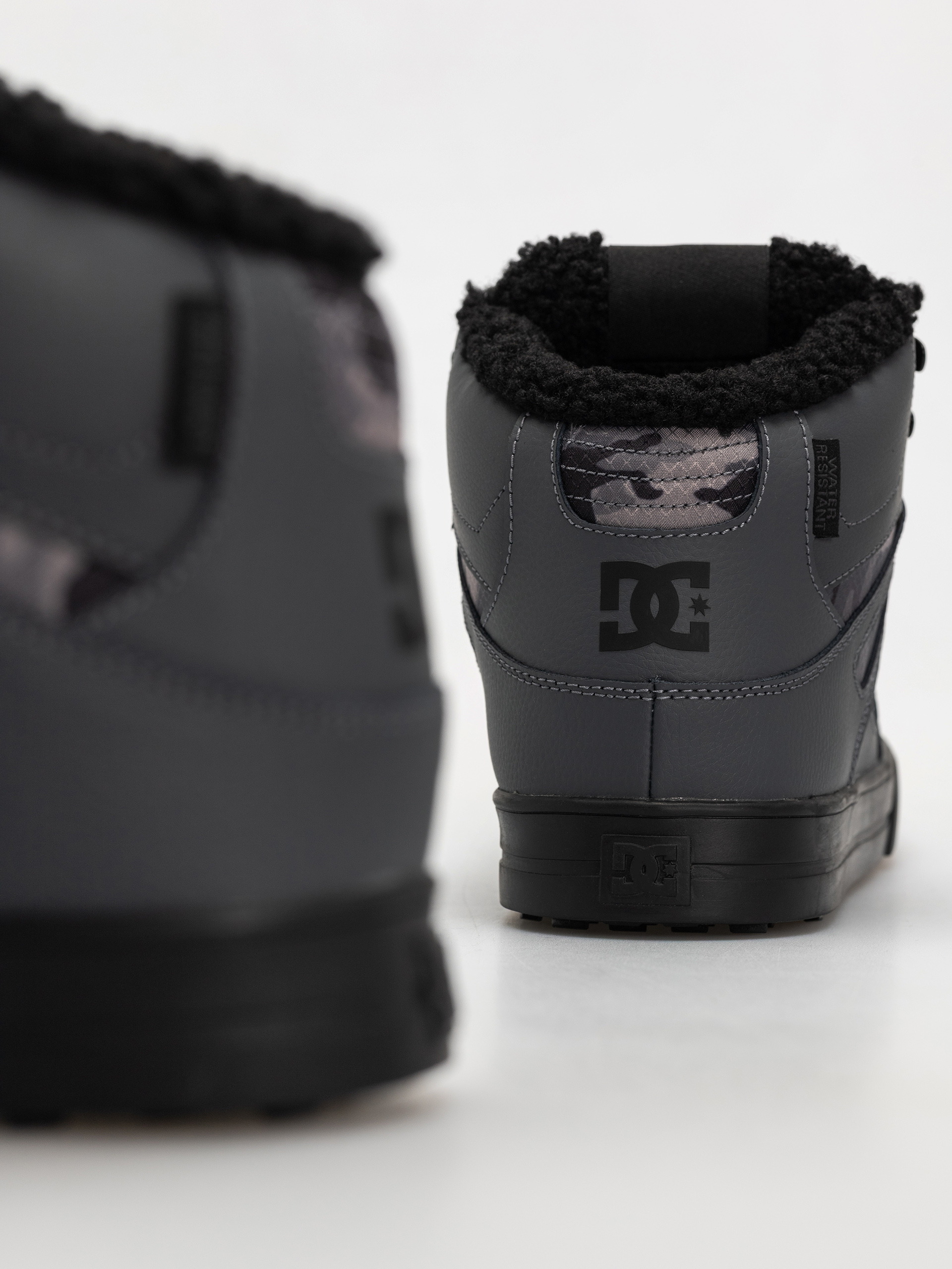 DC Pure High Top Wc Wnt Cipők (dark grey/black)