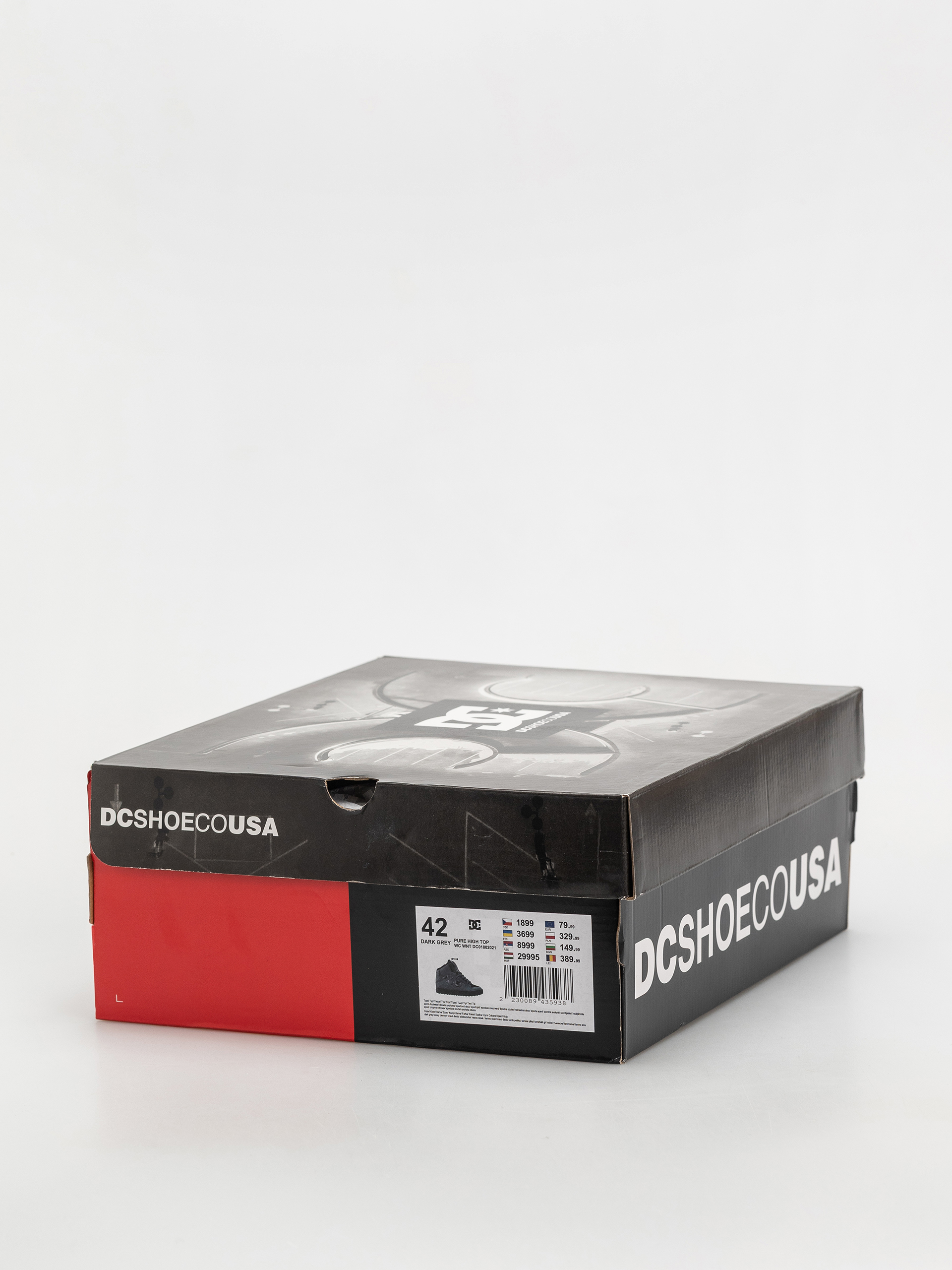 DC Pure High Top Wc Wnt Cipők (dark grey/black)