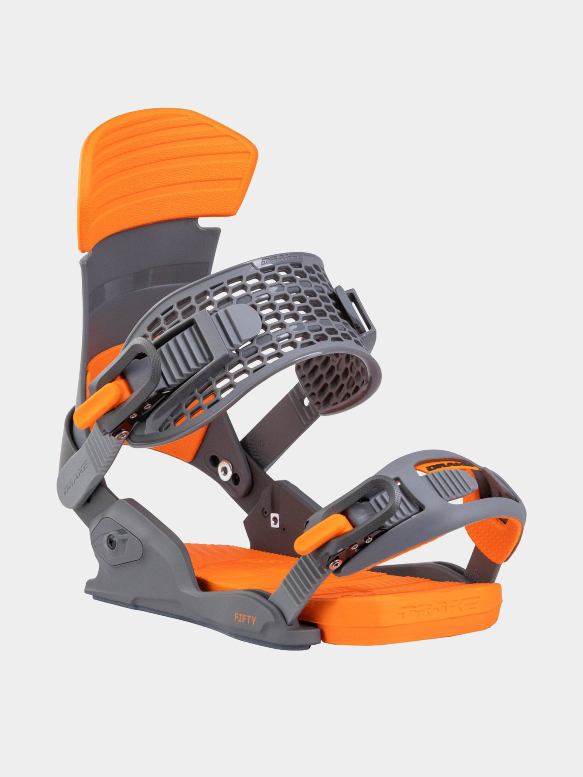 Férfi Snowboard kötés Drake Fifty (dark grey/orange)