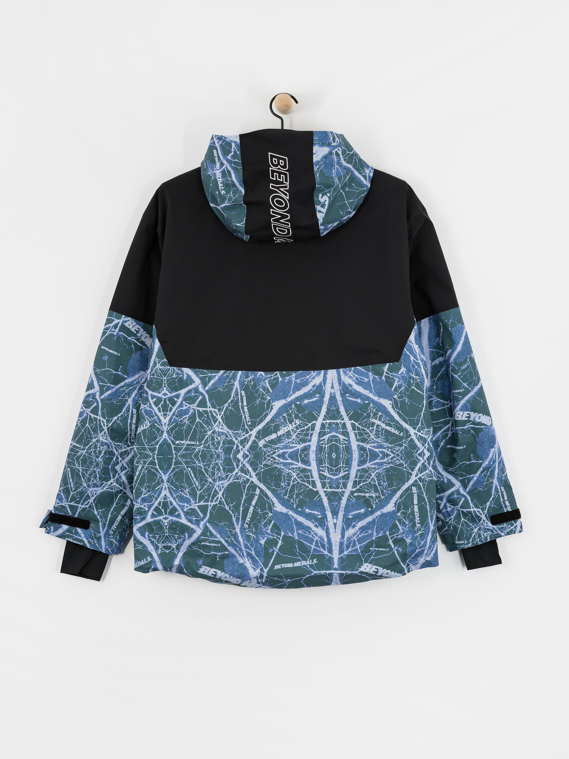 Férfi Beyond Medals Fullzip Shirakaba 2L Snowboard dzseki (print)