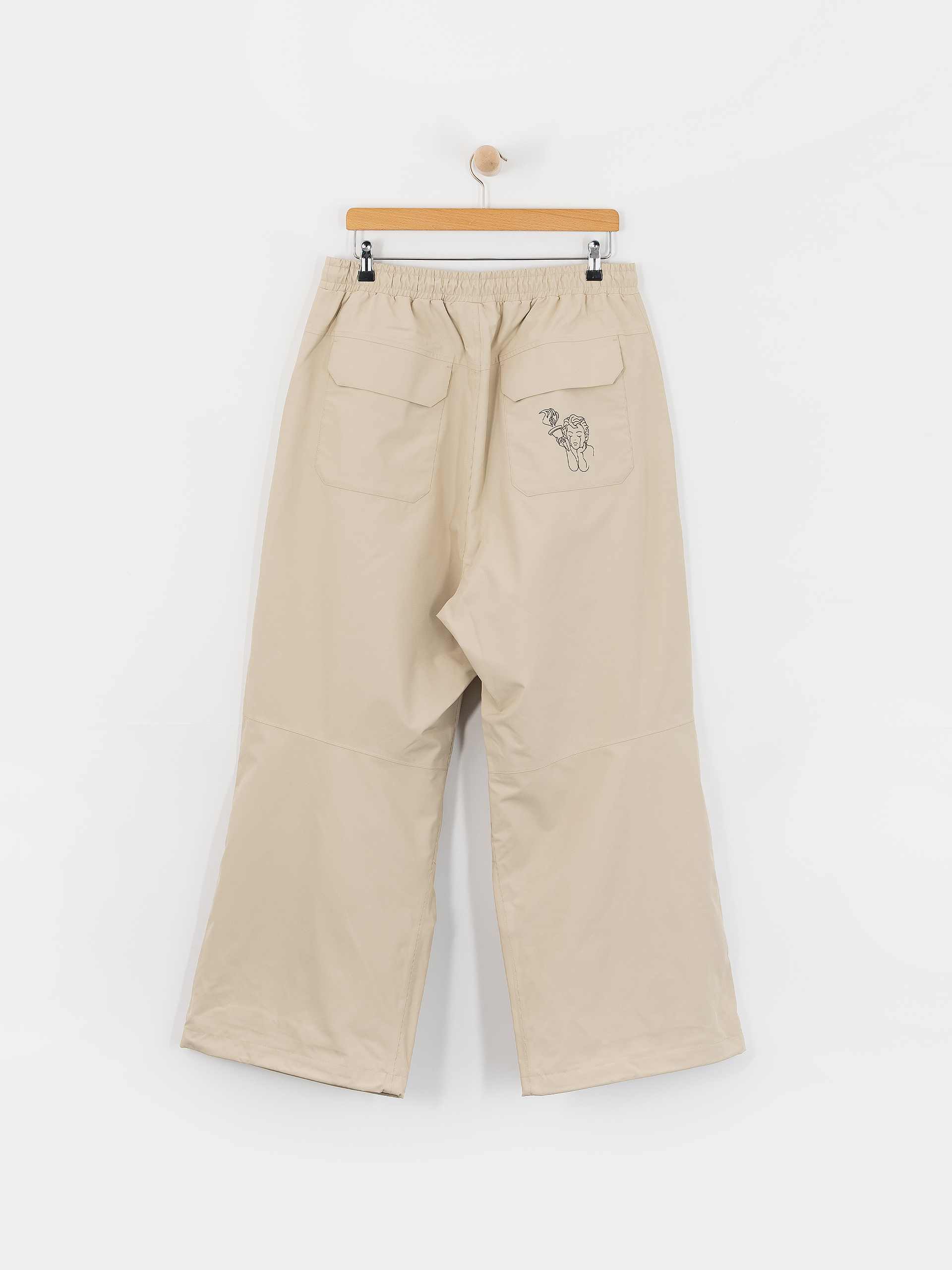 Férfi Snowboard nadrág Beyond Medals Park (beige)