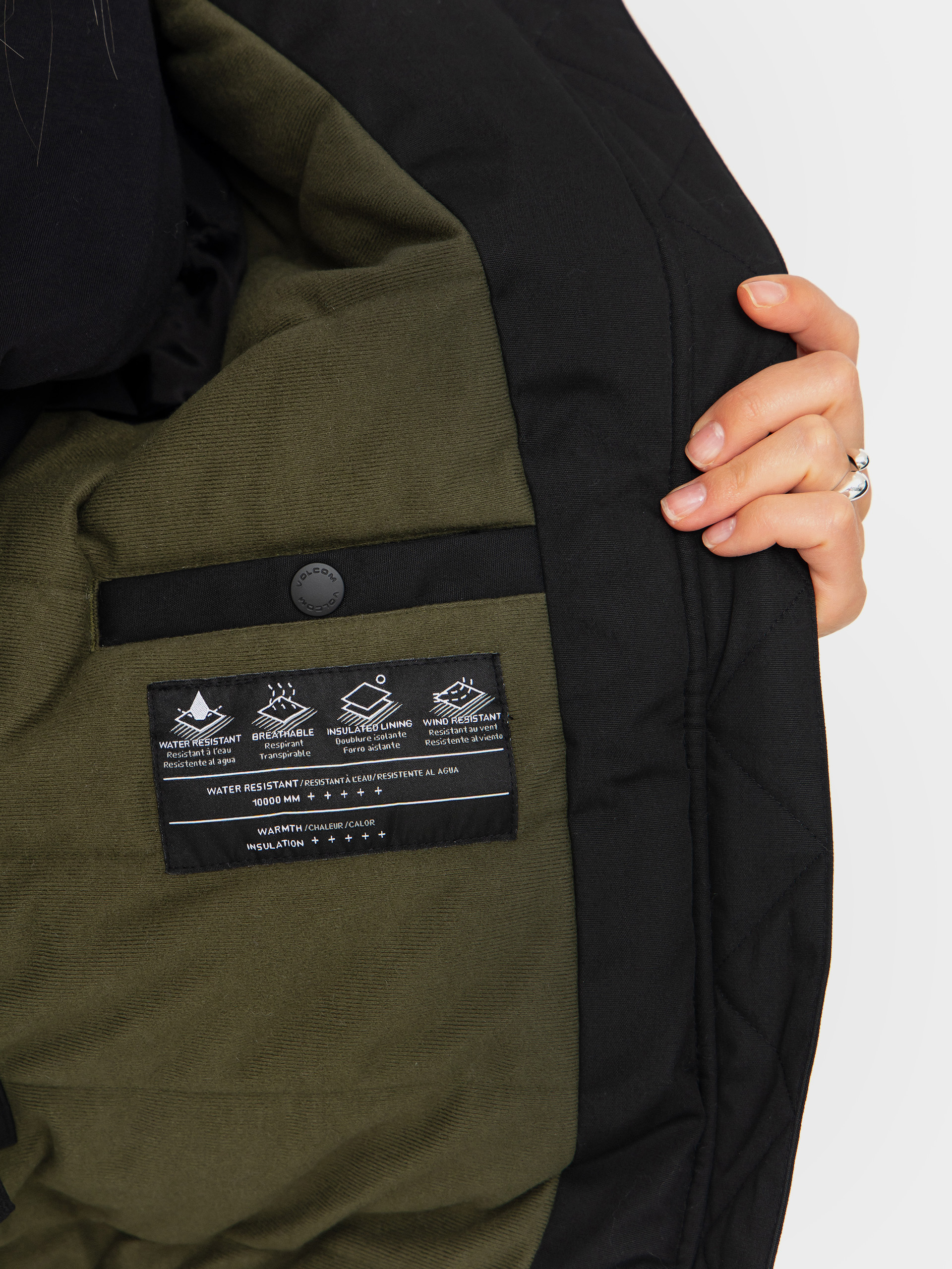 Dzseki Volcom Wernan 10K Wmn (black)