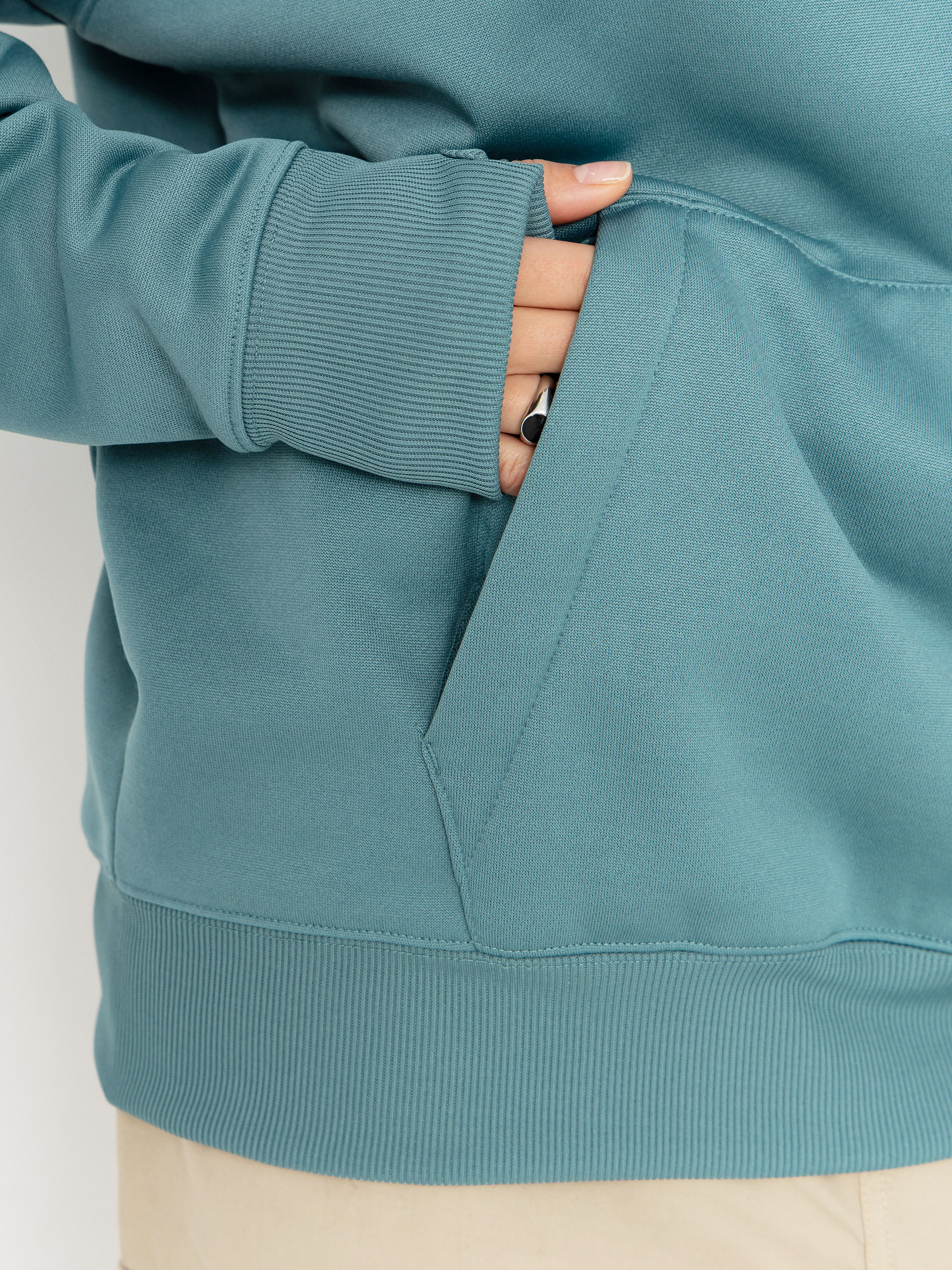 Volcom Riding Hydro HD Wmn Kapucnis pulóver (arctic blue)