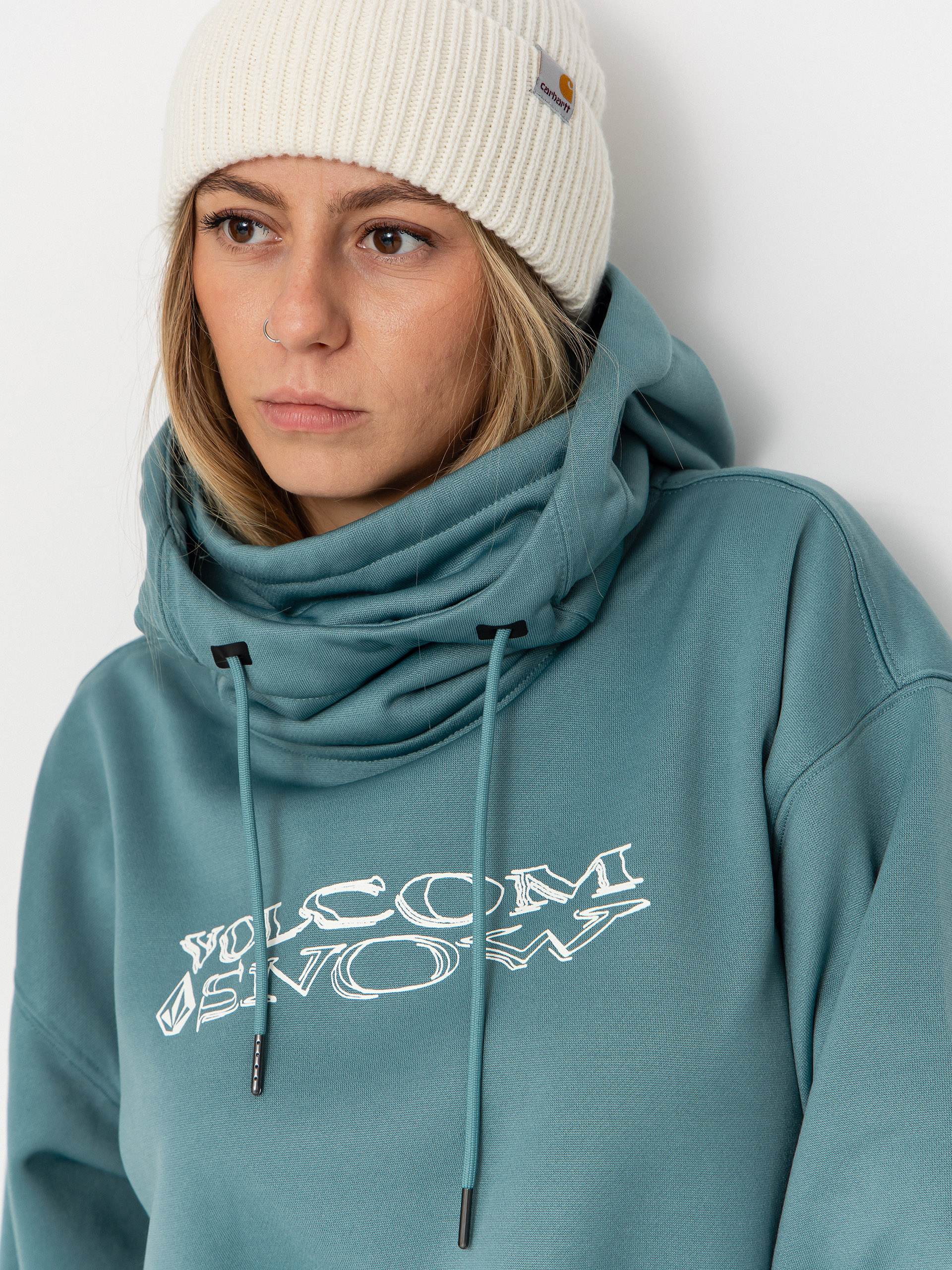 Volcom Riding Hydro HD Wmn Kapucnis pulóver (arctic blue)