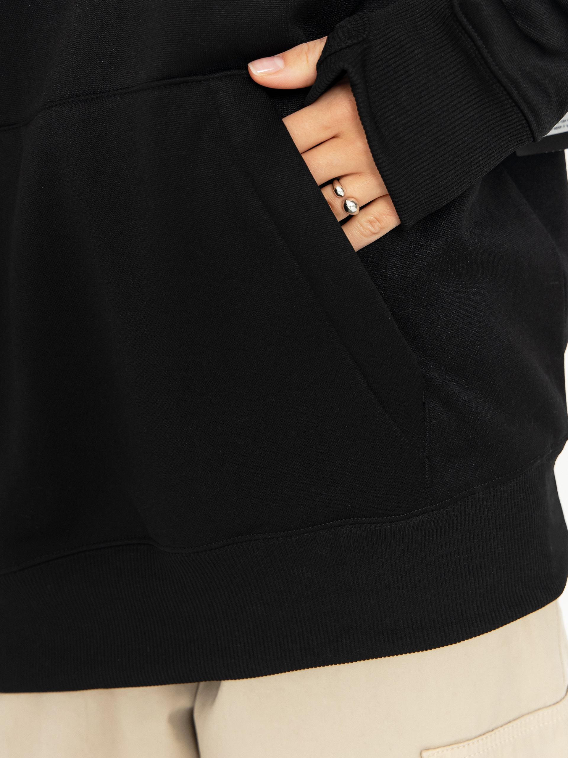 Volcom Riding Hydro HD Wmn Kapucnis pulóver (black)