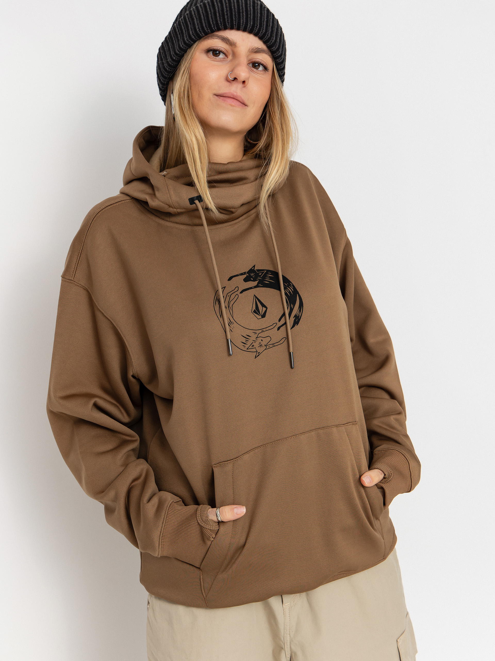 Volcom Riding Hydro HD Wmn Kapucnis pulu00f3ver (bronze)
