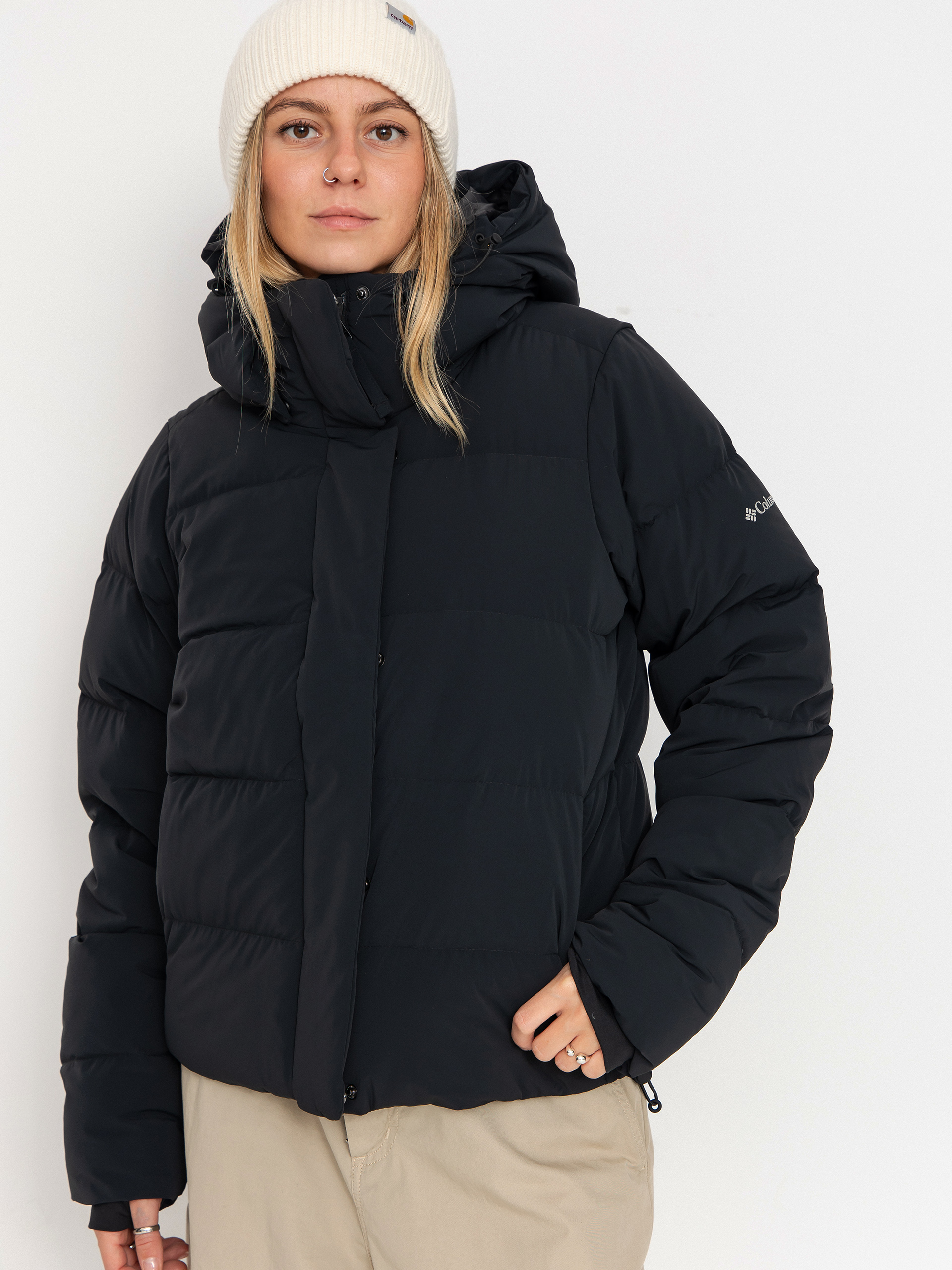 Columbia Amaze Puff Hooded Wmn Dzseki (black)