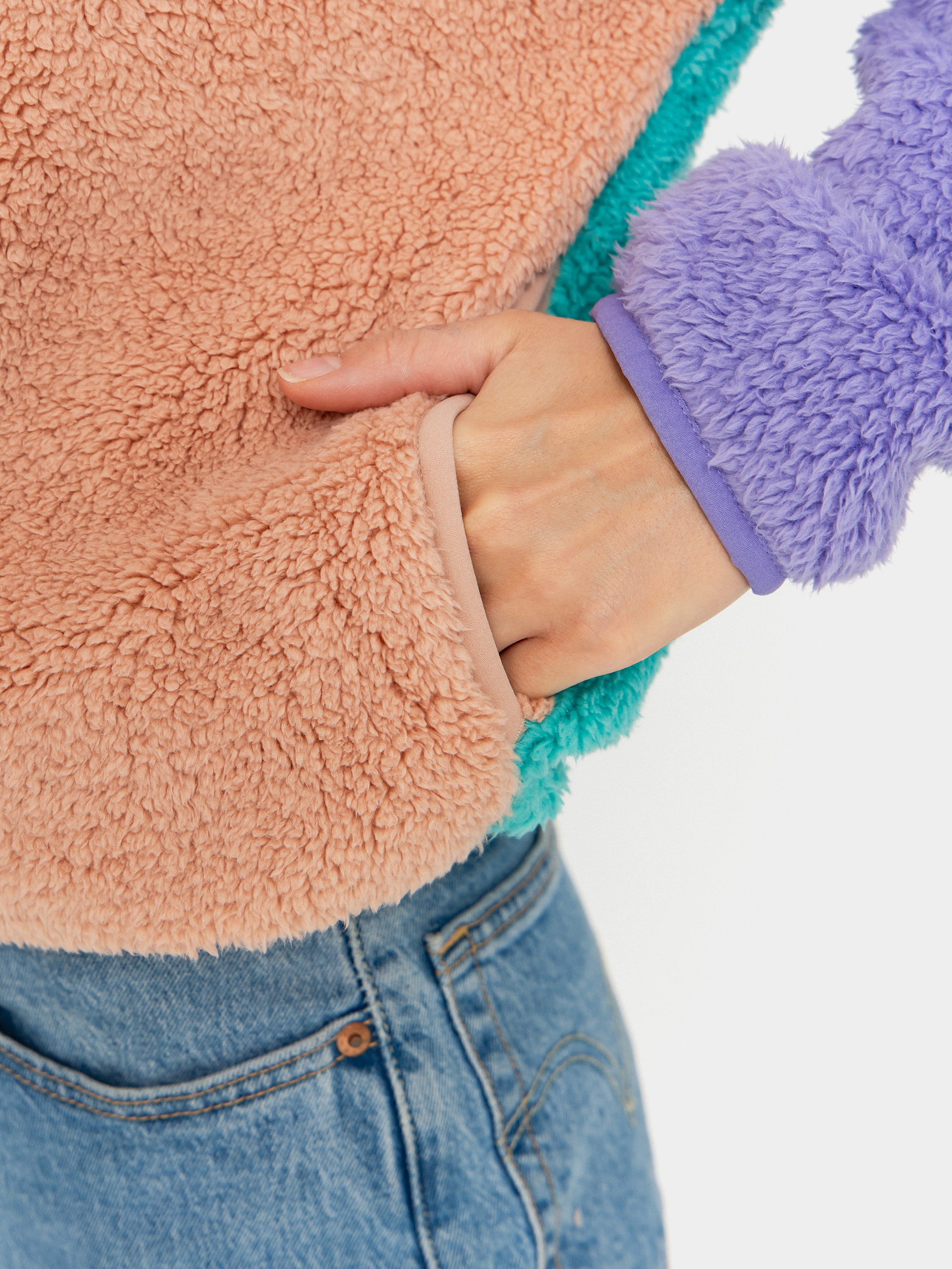 Női Billabong Original Since Polár pulóver (aqua haze)