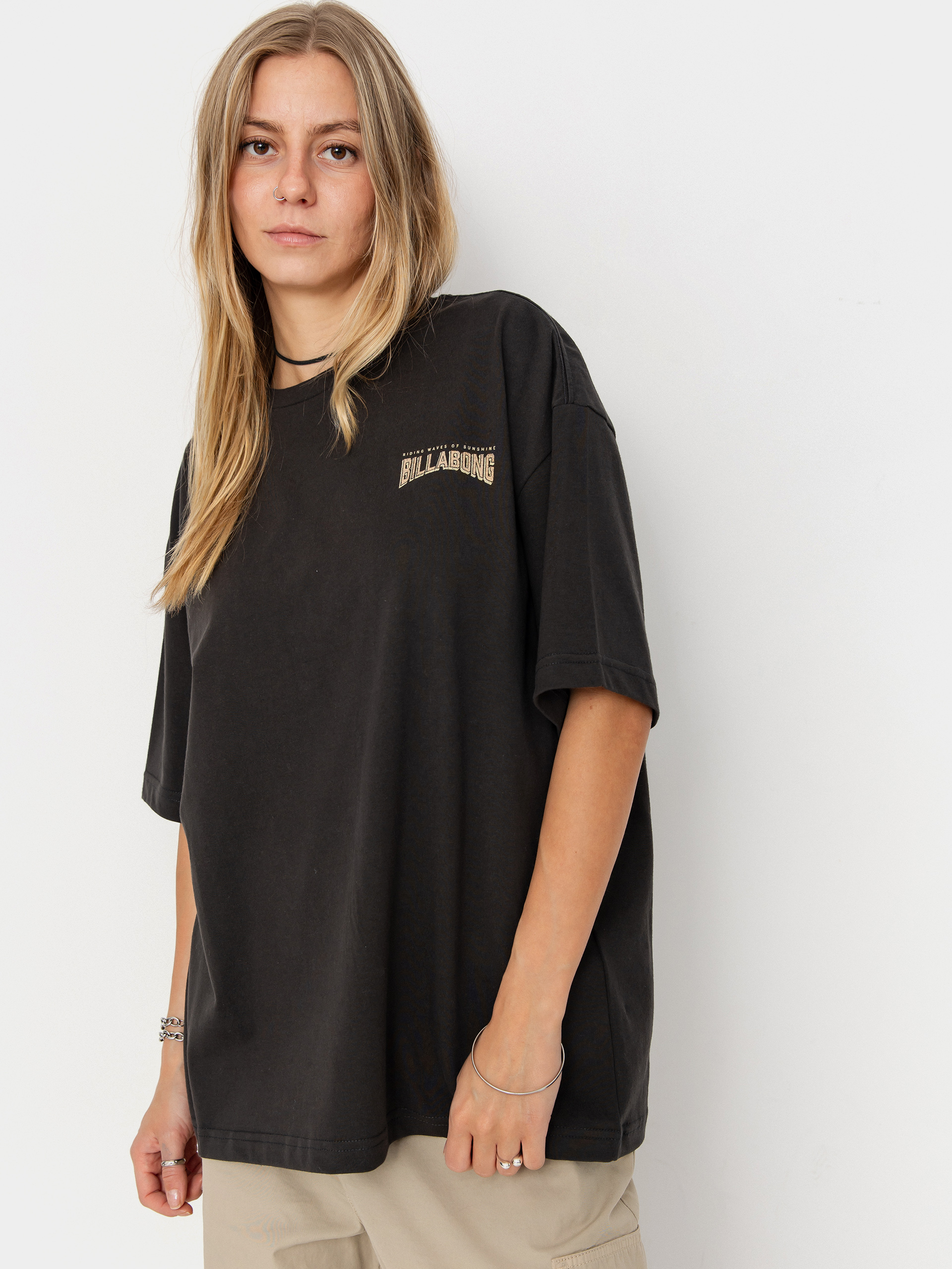 Billabong Paradise Sunkiss Wmn Póló (off black)