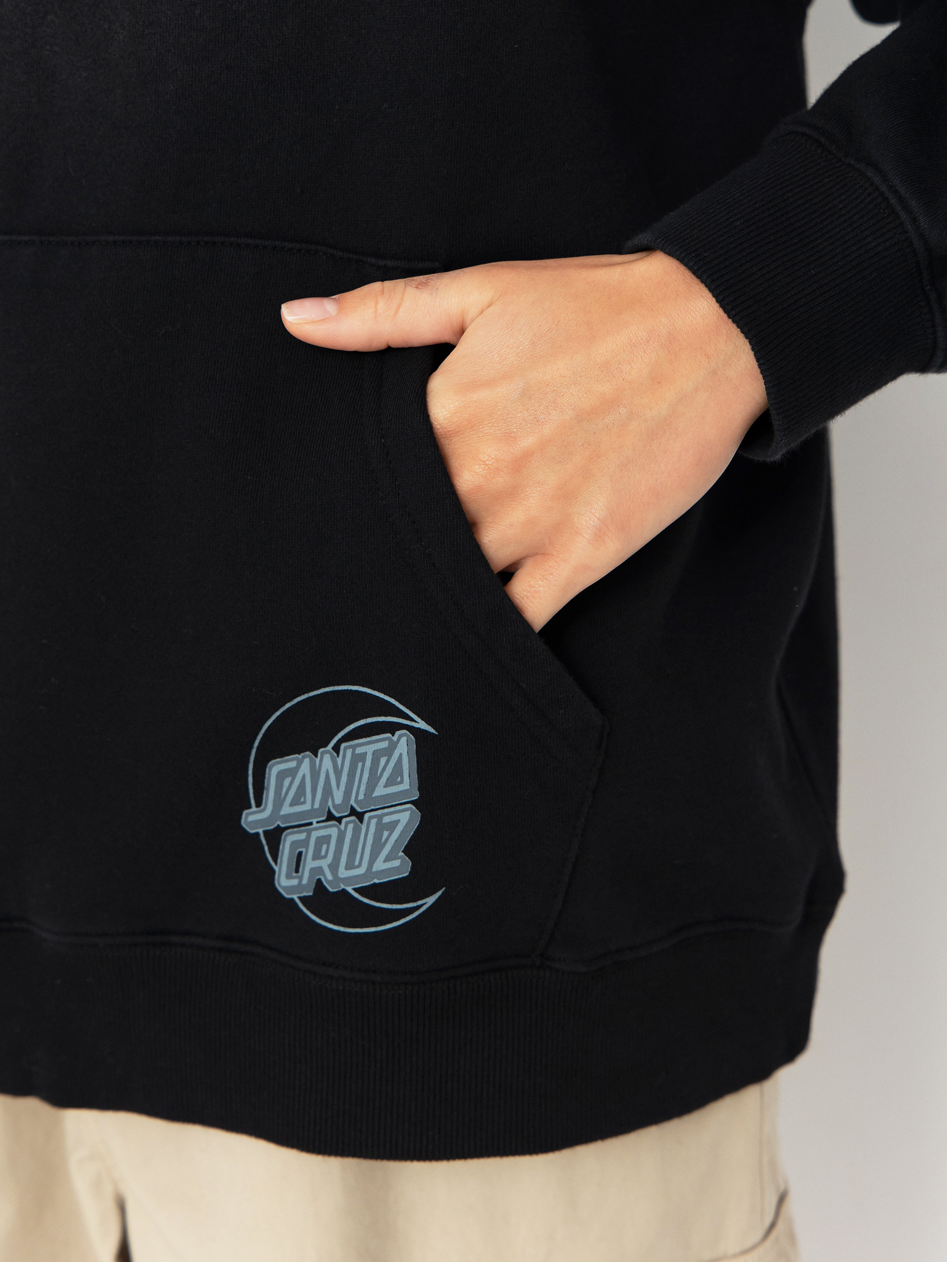 Santa Cruz Imprint Moon Dot Wmn Pulóver (black wash)