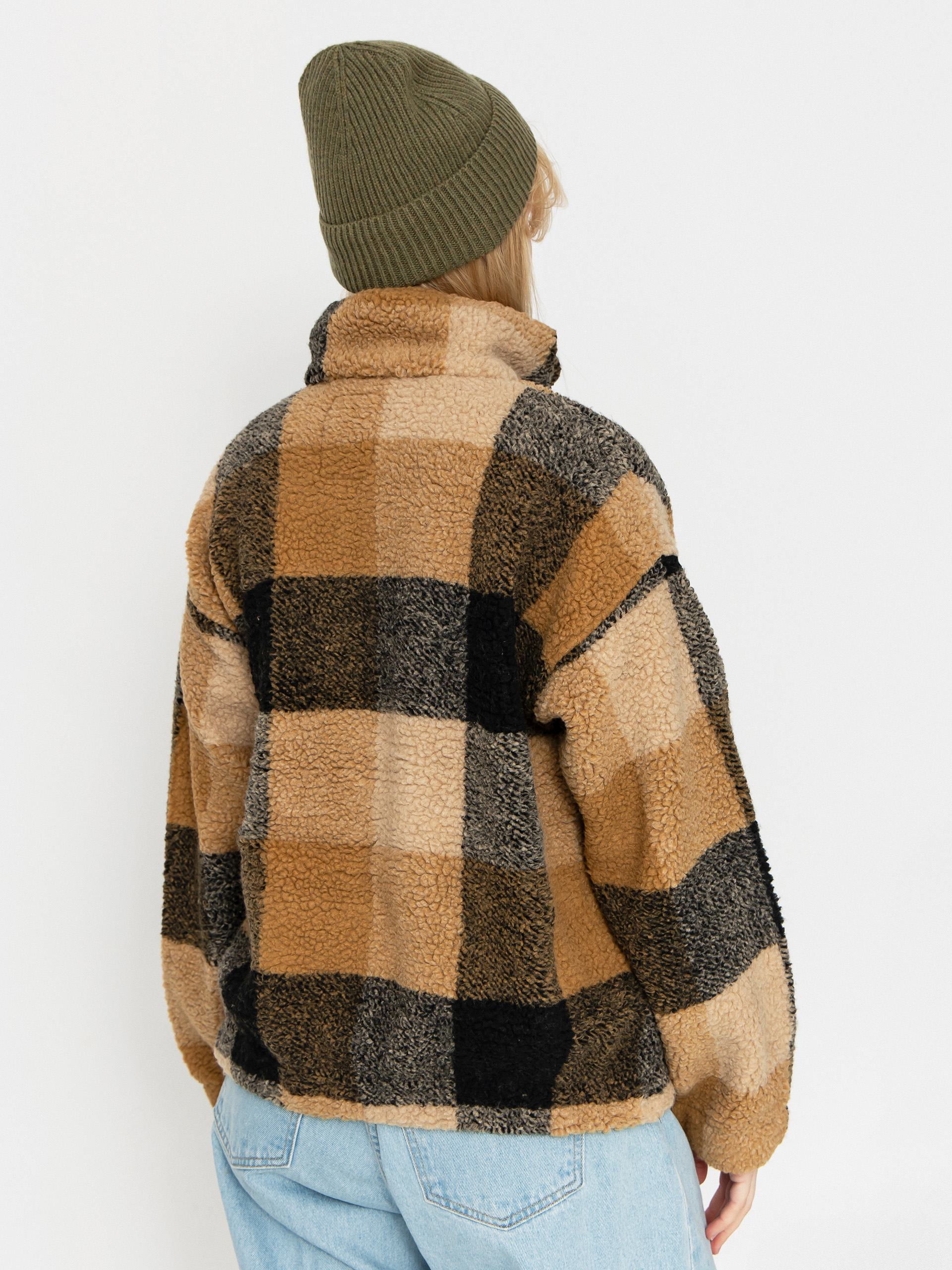 Női Kavu Loven Polár pulóver (hilltop plaid)