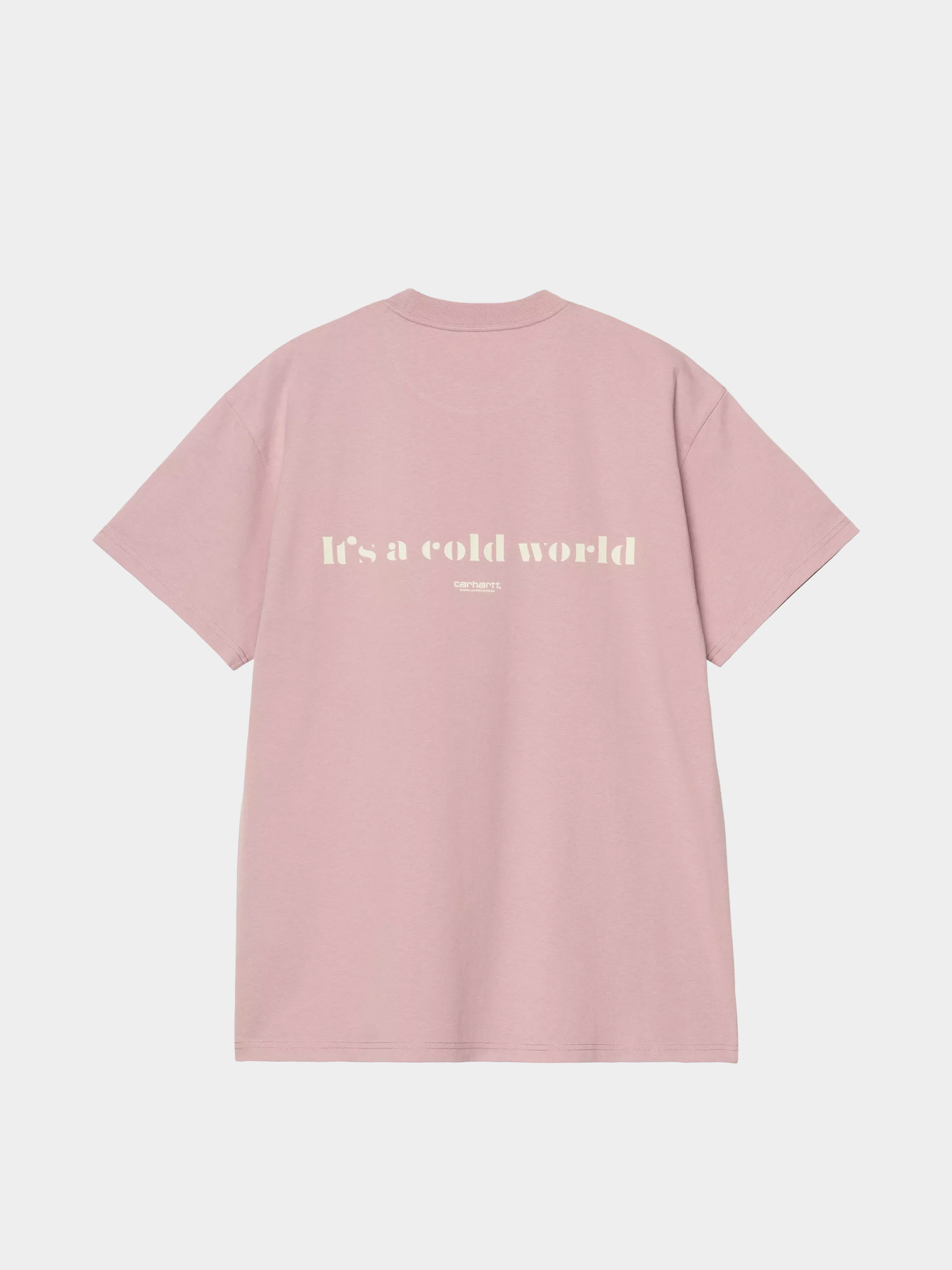 Póló Carhartt WIP Cold World (glassy pink)