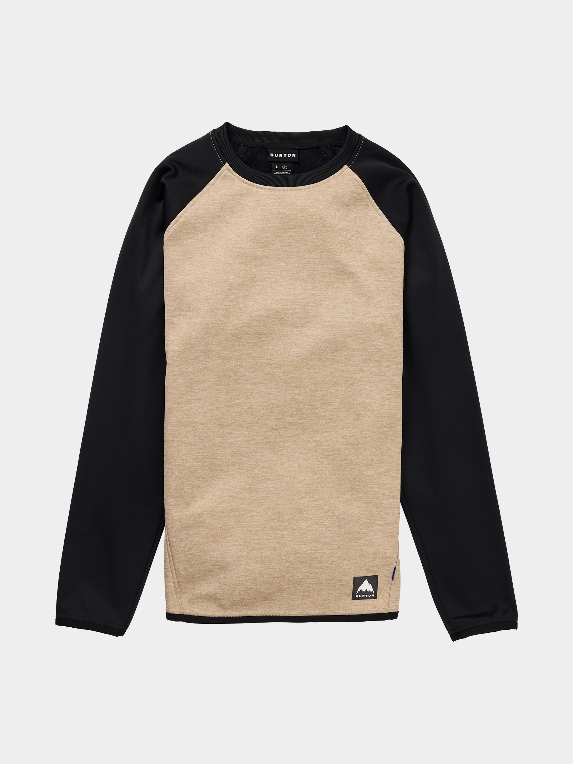 Thermo pulóver Burton Crown (summit taupe heather/true black)