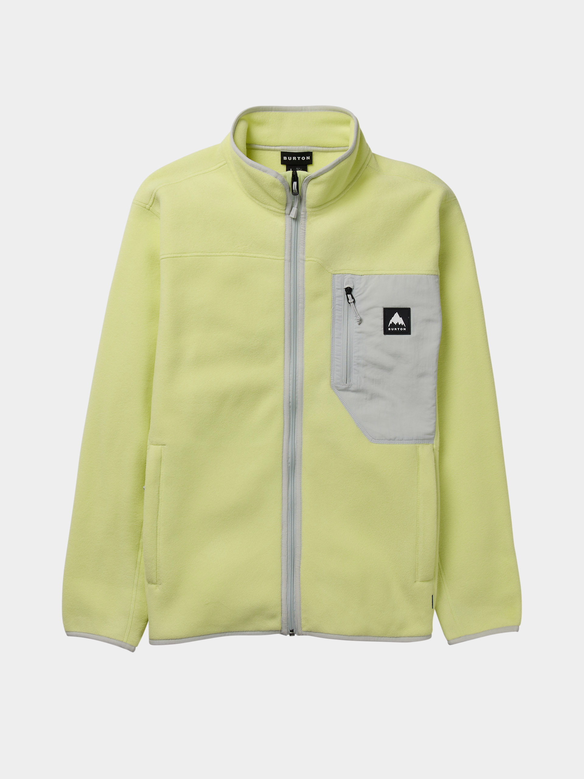Burton Cinder Full Zip Polu00e1r pulu00f3ver (glow yellow green)