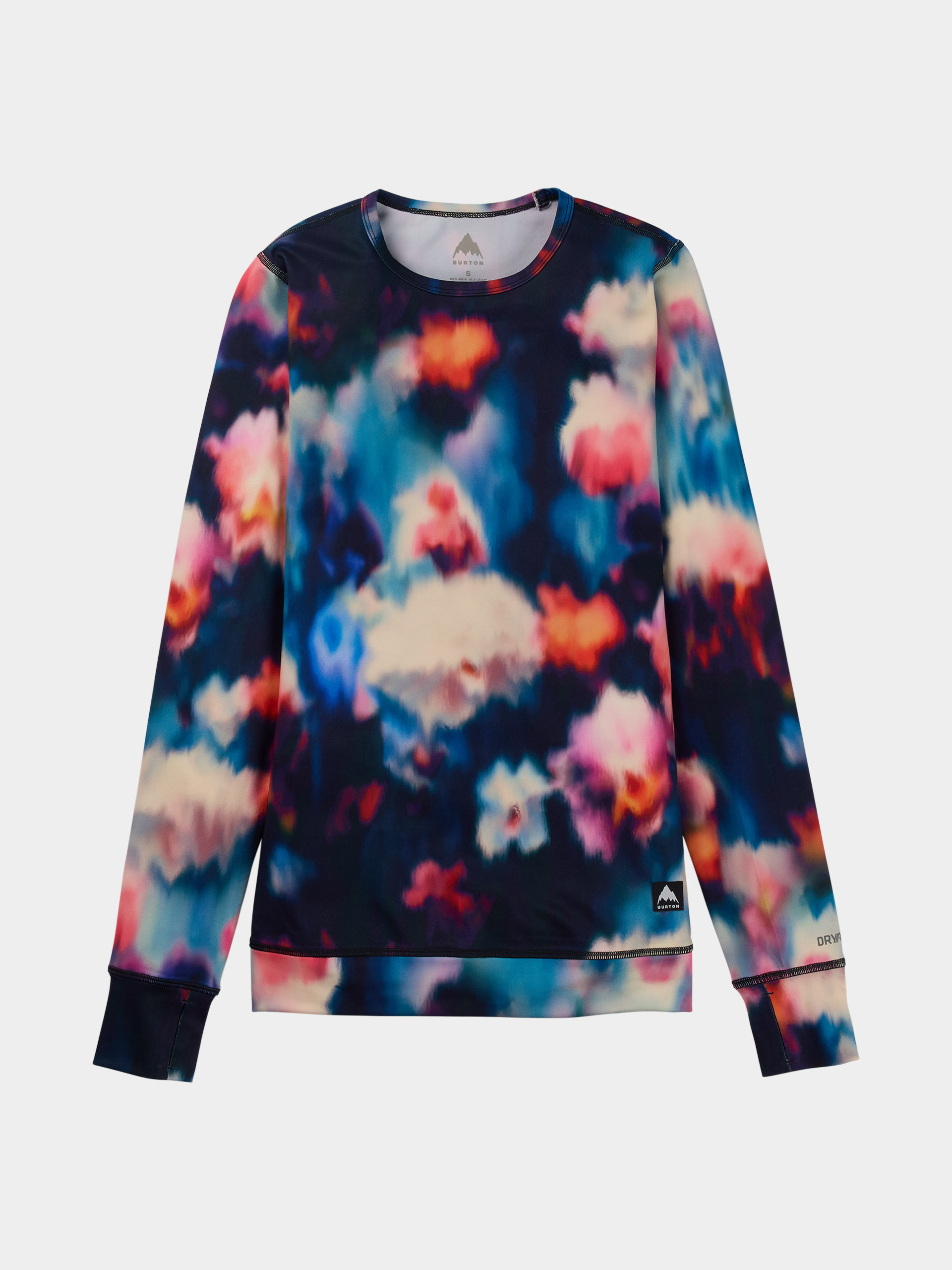 Hosszu00fa ujju00fa thermo felsu0151 Burton Midweight Wmn (floral blur)