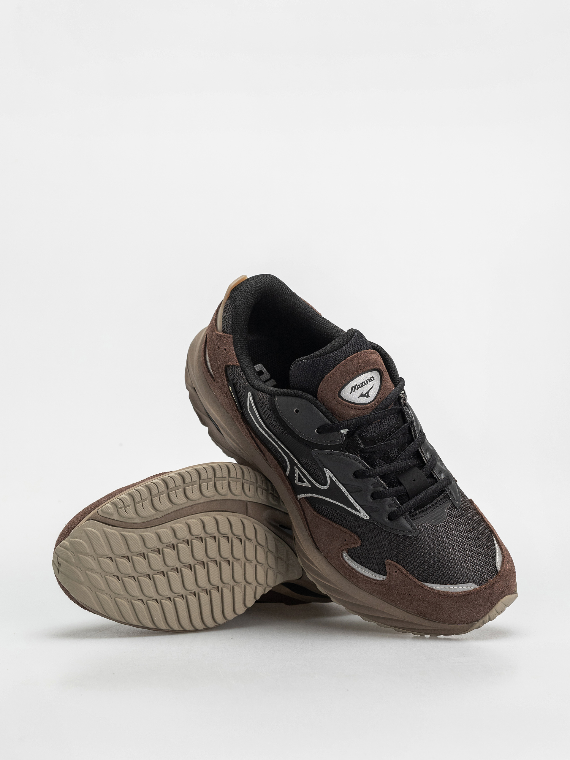 Mizuno Wave Rider GTX Cipők (black sand/black/chicory coffee)