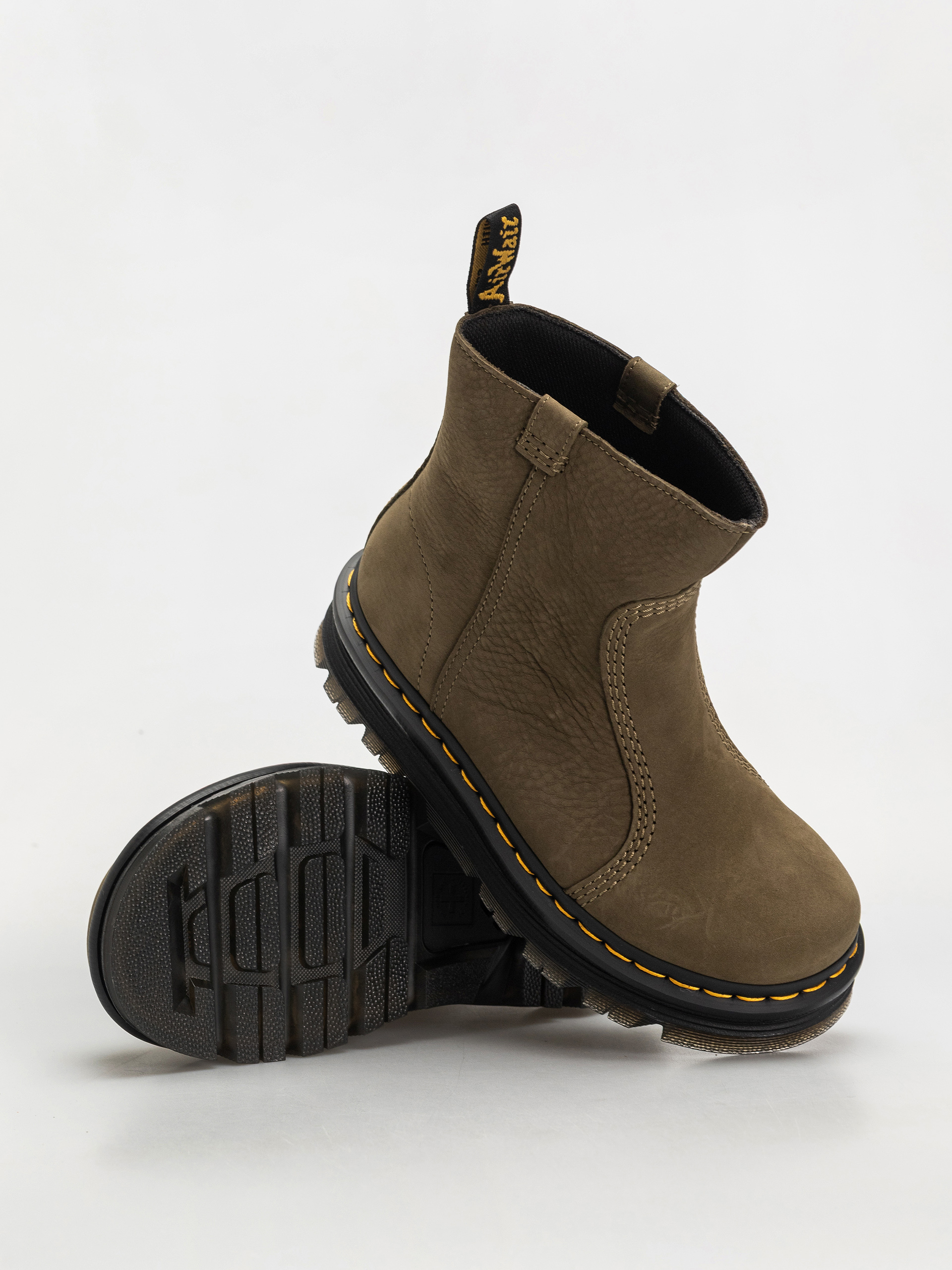 Dr. Martens ZebZag Rigger Rigger Wmn Cipők (dms olive milled nubuck wp)
