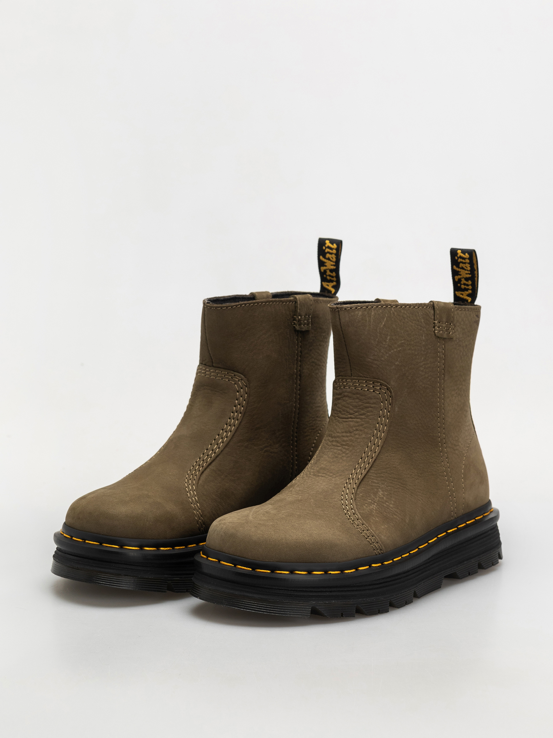 Dr. Martens ZebZag Rigger Rigger Wmn Cipők (dms olive milled nubuck wp)