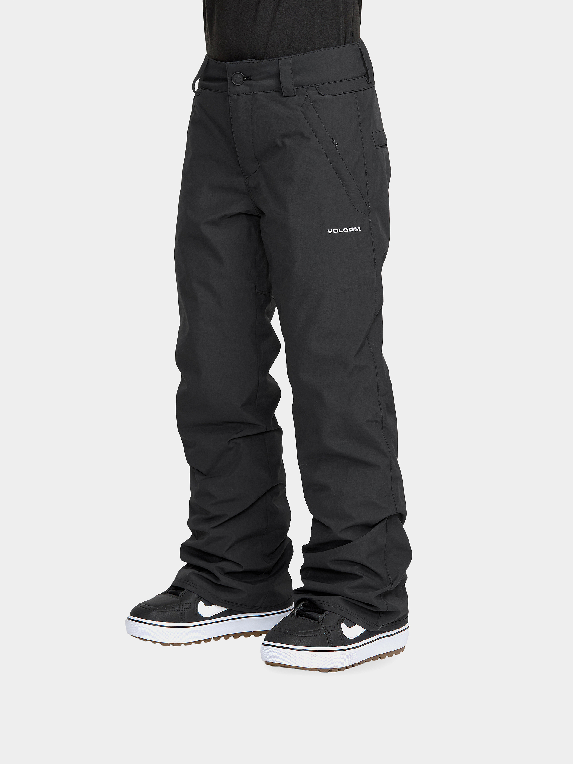 Snowboard nadrág Volcom Freakin Chino Youth Ins JR (black)
