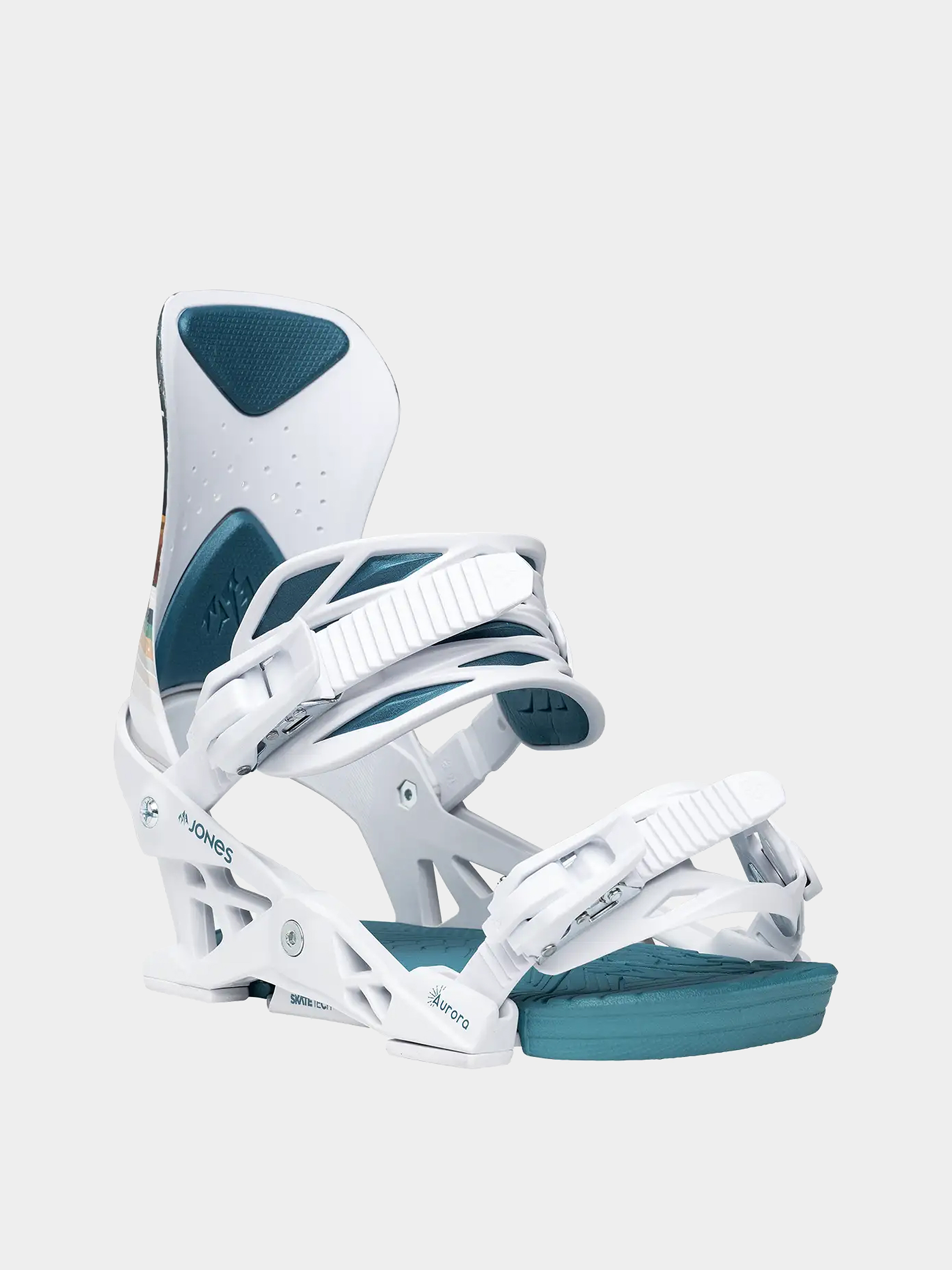 Női Snowboard kötés Jones Snowboards Aurora Art (annie brace white)