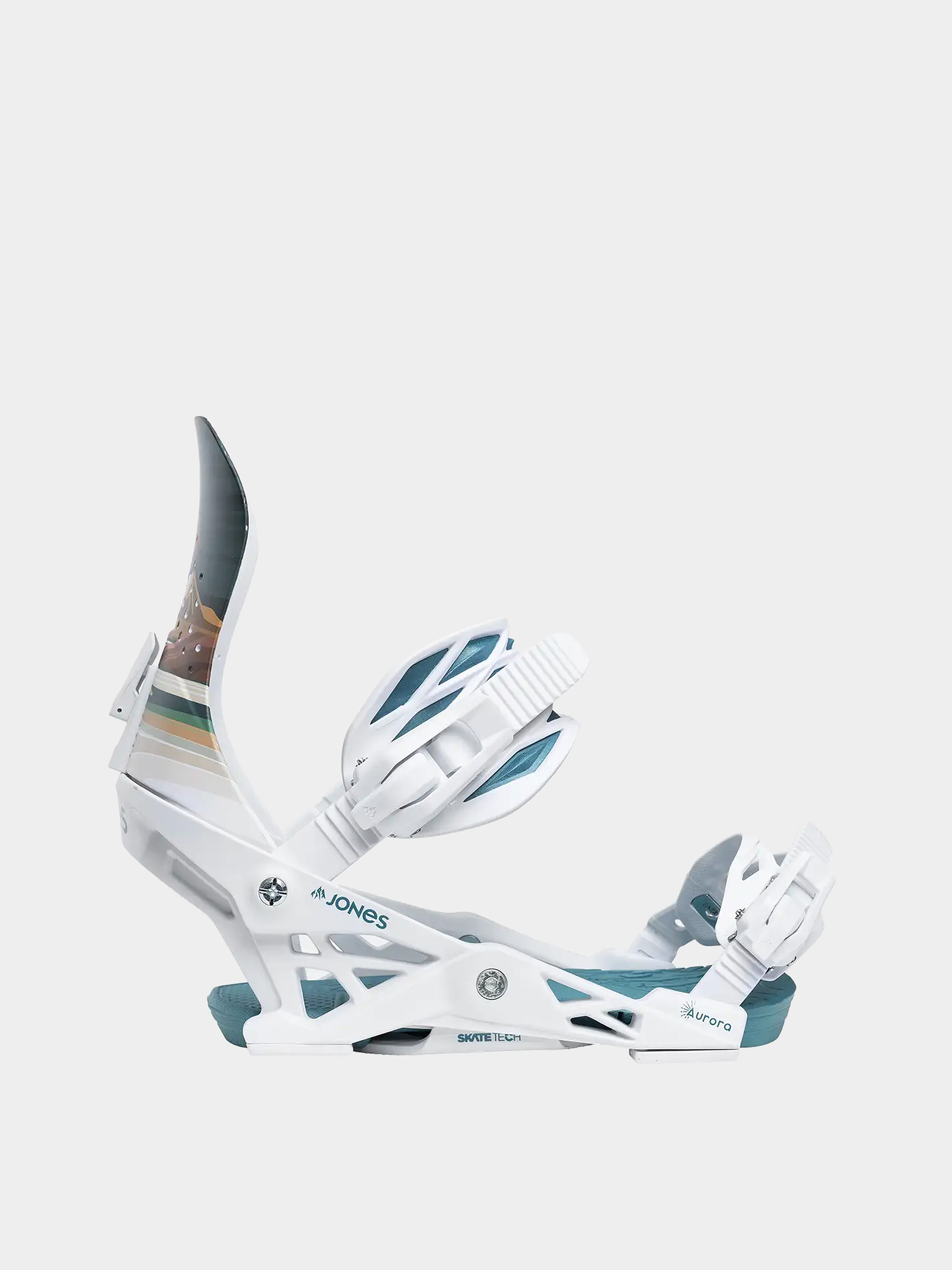 Női Snowboard kötés Jones Snowboards Aurora Art (annie brace white)