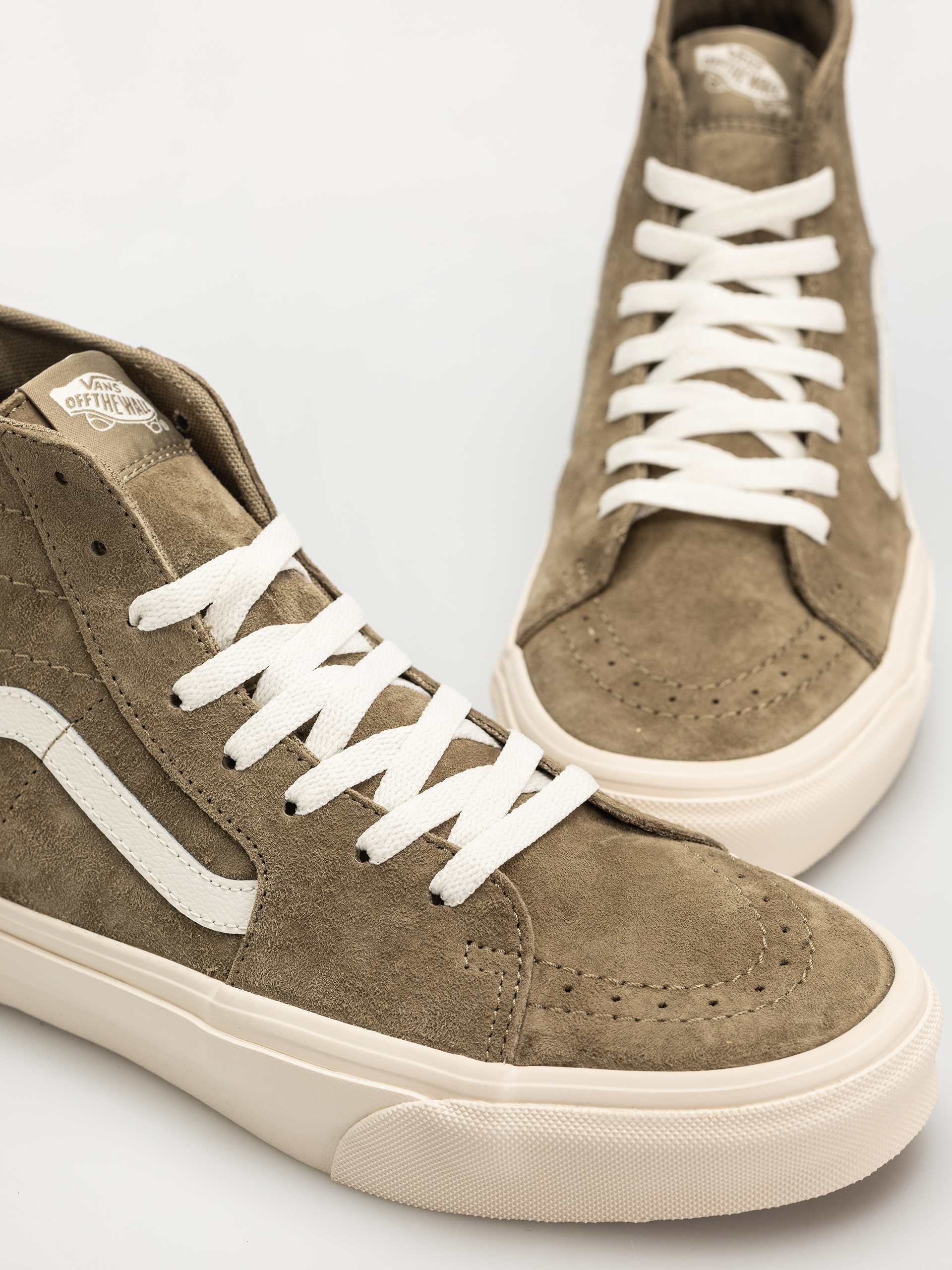 Vans Sk8 Hi Tapered Cipők (pig suede bay leaf)