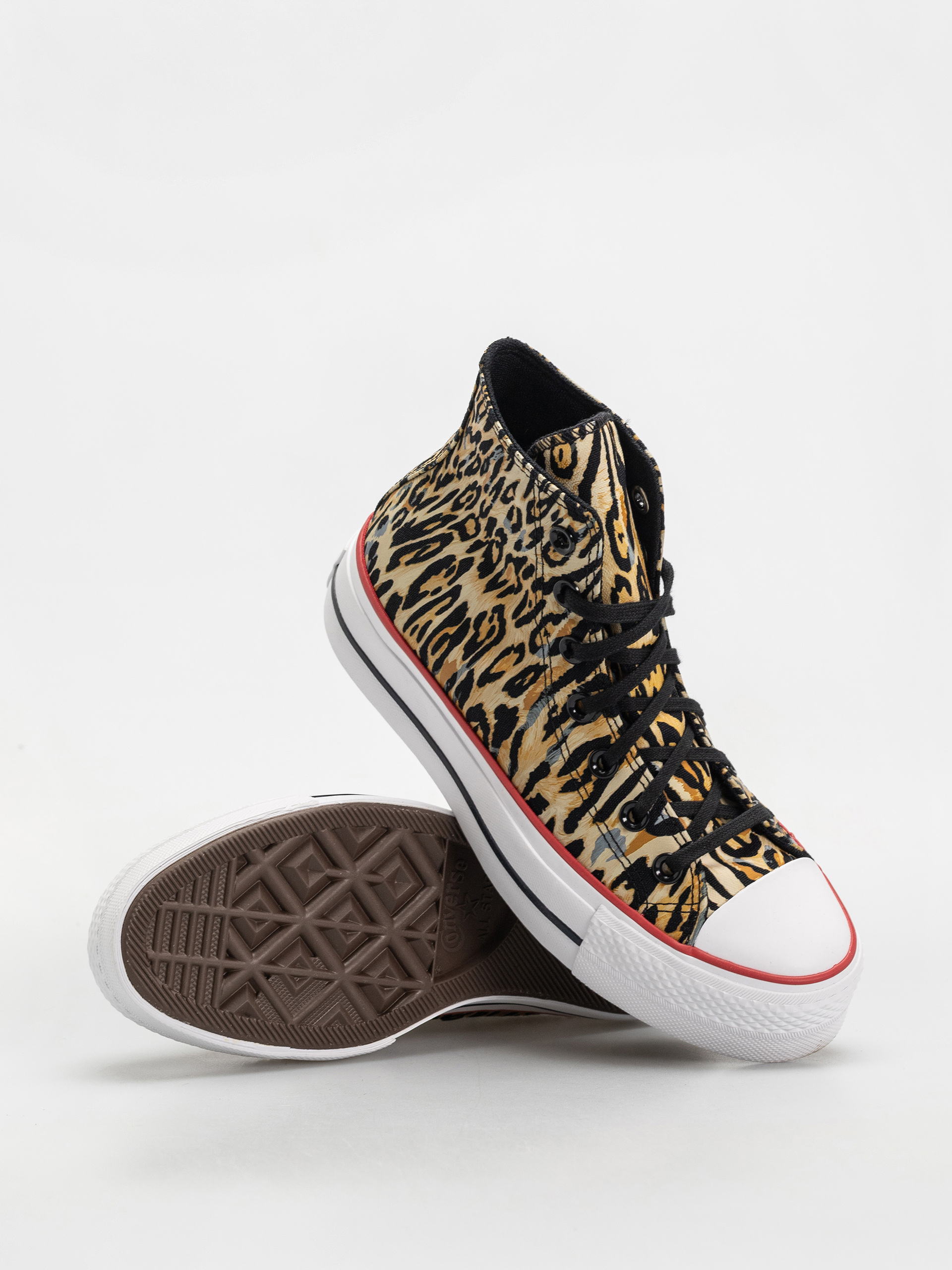 Converse Chuck Taylor All Star Lift Hi Wmn Tornacipők (black/white/red)