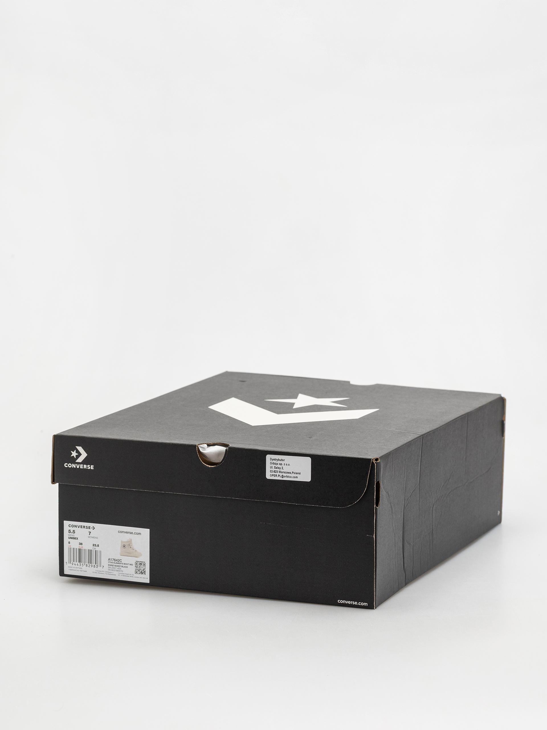 Converse Chuck Taylor All Star Elements Boot Mid Cipők (egret/egret/black)