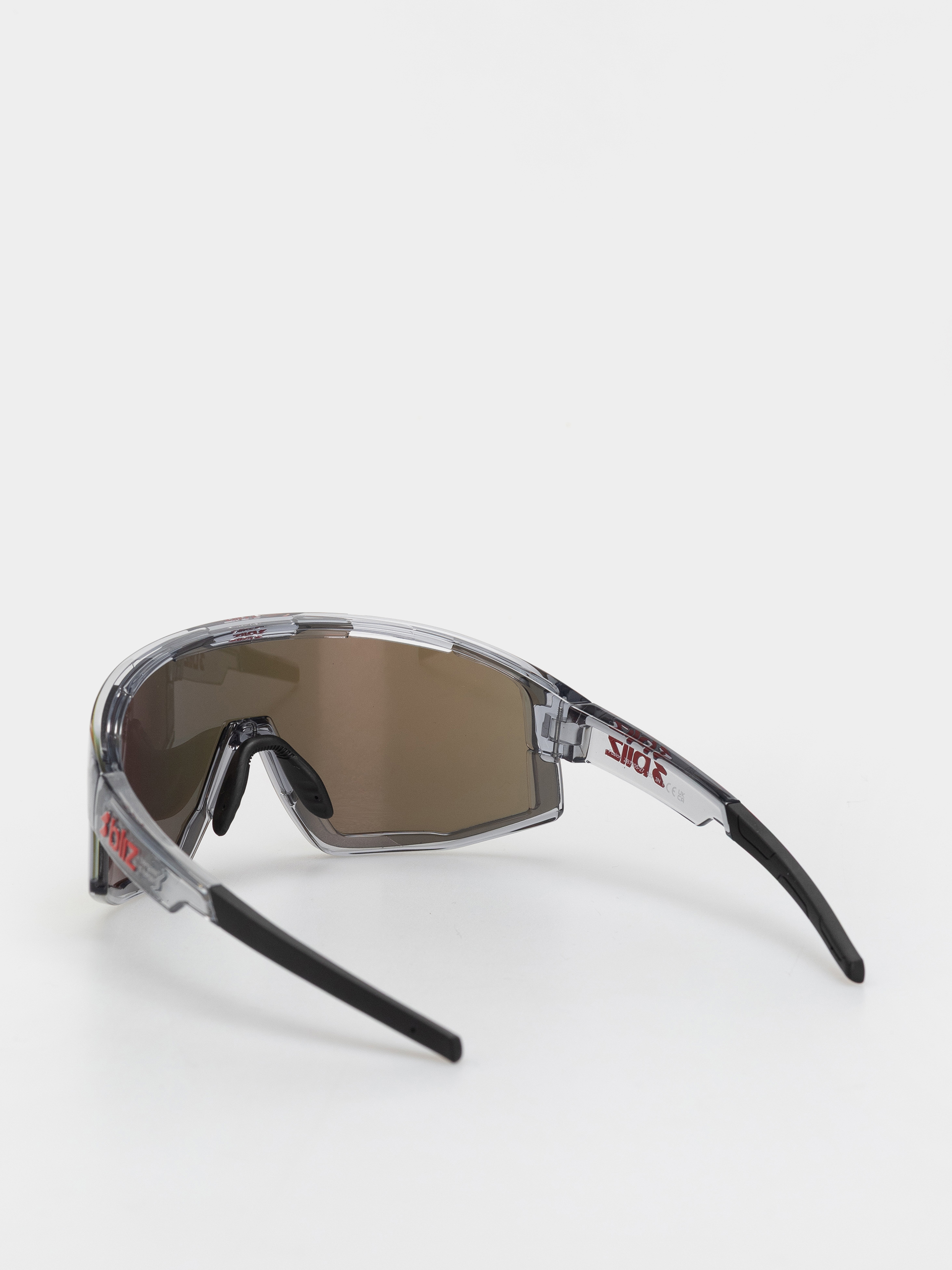 Bliz Fusion Napszemüvegek (transparent dark grey/brow w red multi)