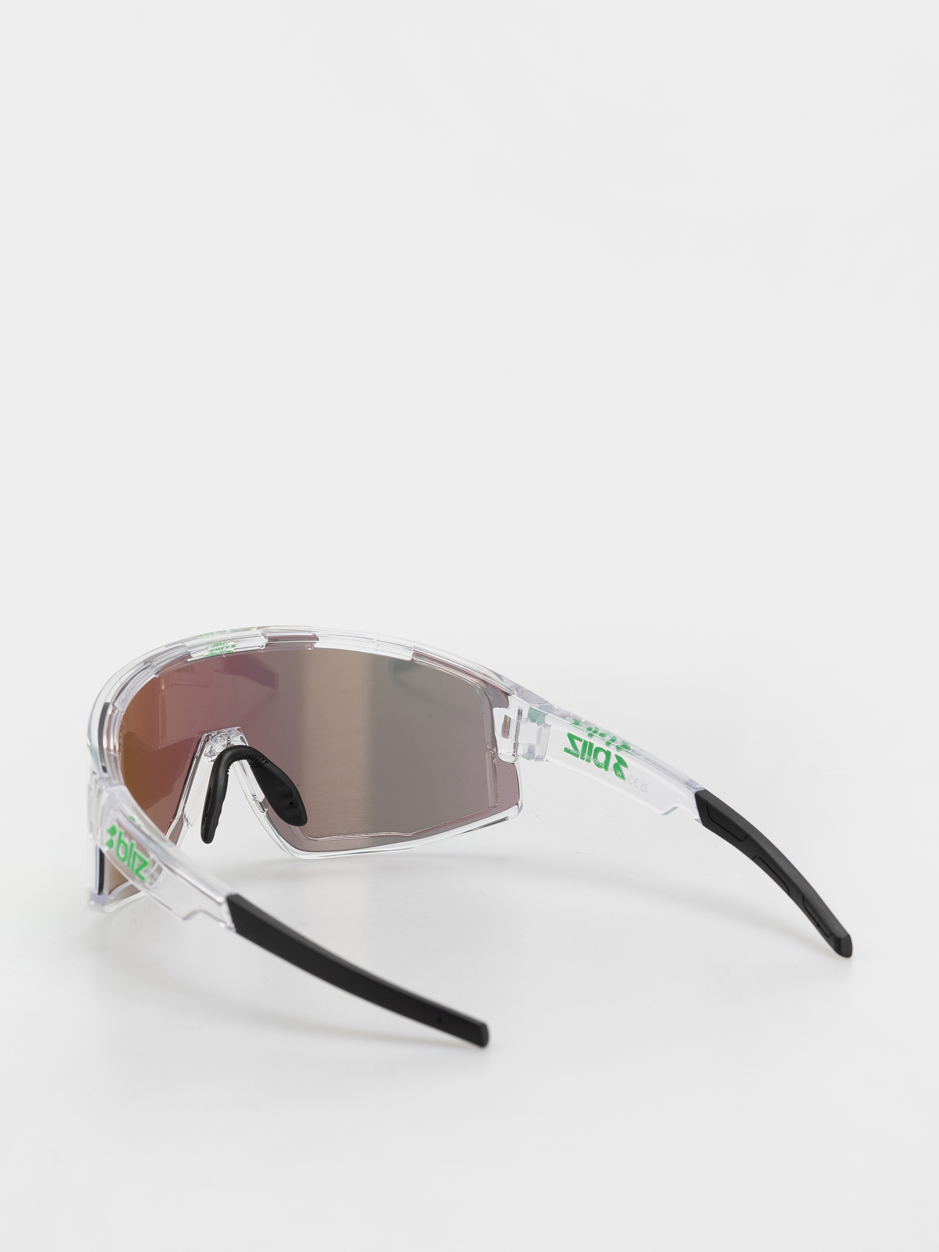 Bliz Fusion Napszemüvegek (transparent white/brown w green multi)