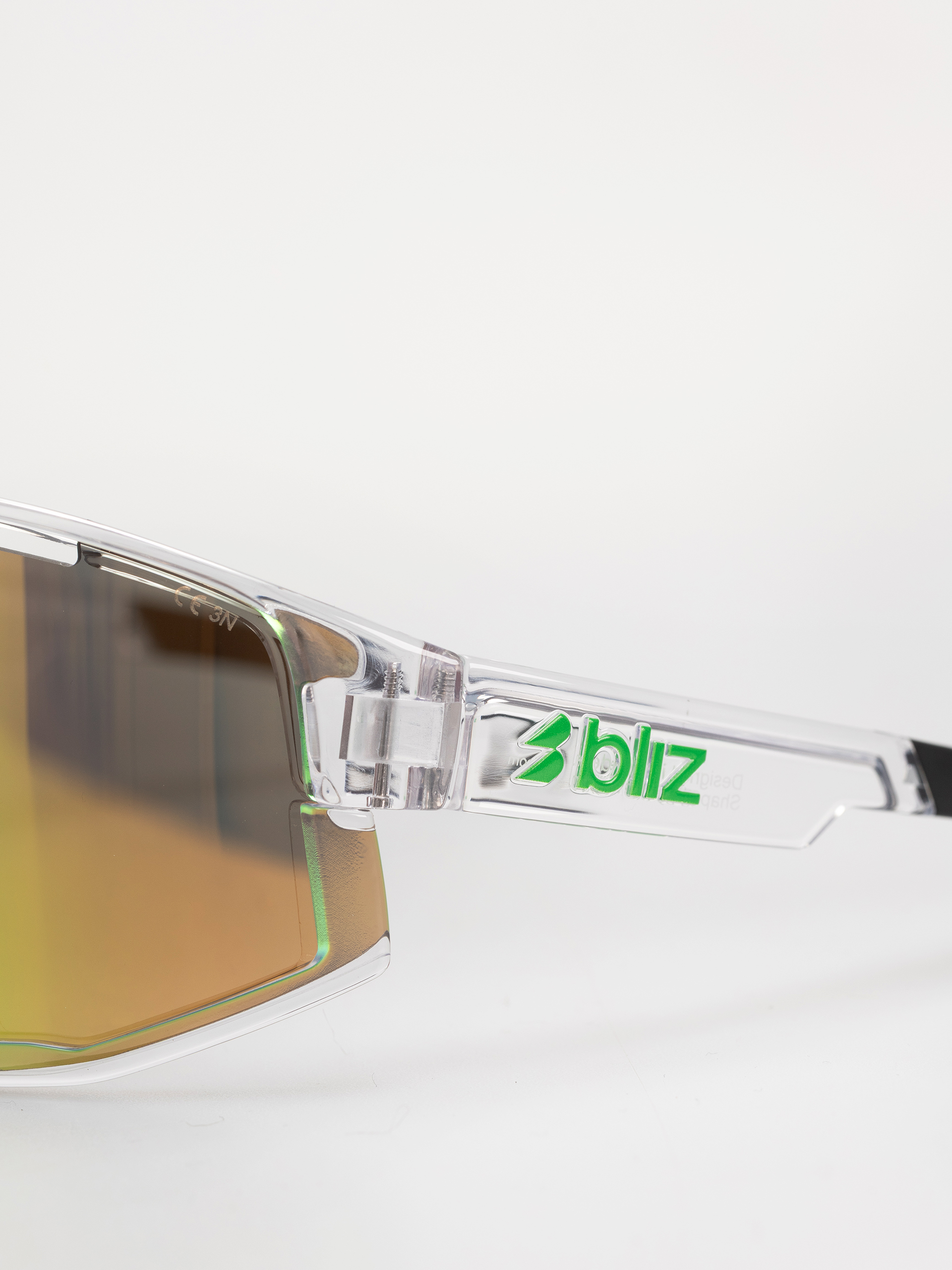 Bliz Fusion Napszemüvegek (transparent white/brown w green multi)