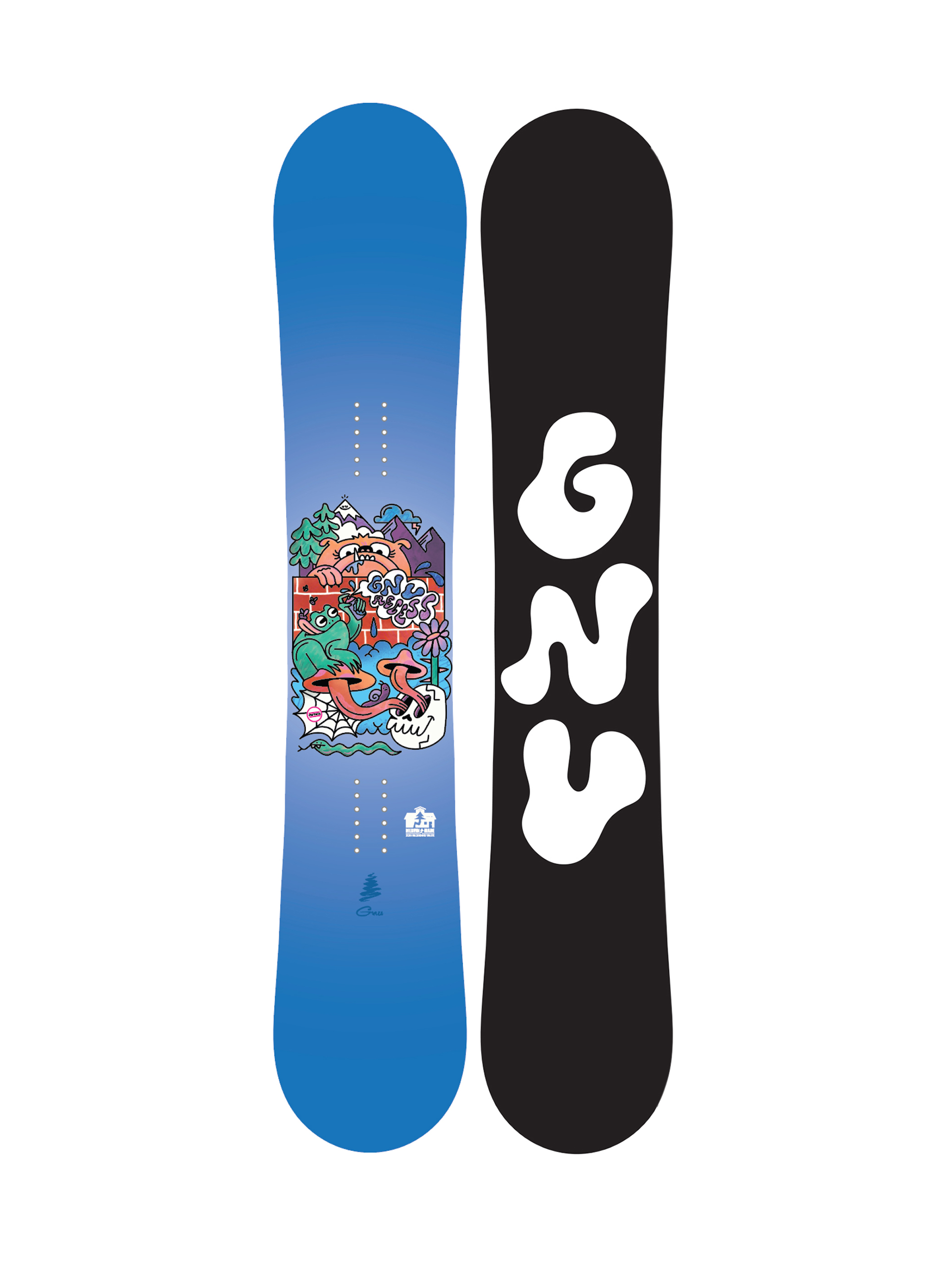 Gnu Carbon Credit Snowboard - fekete