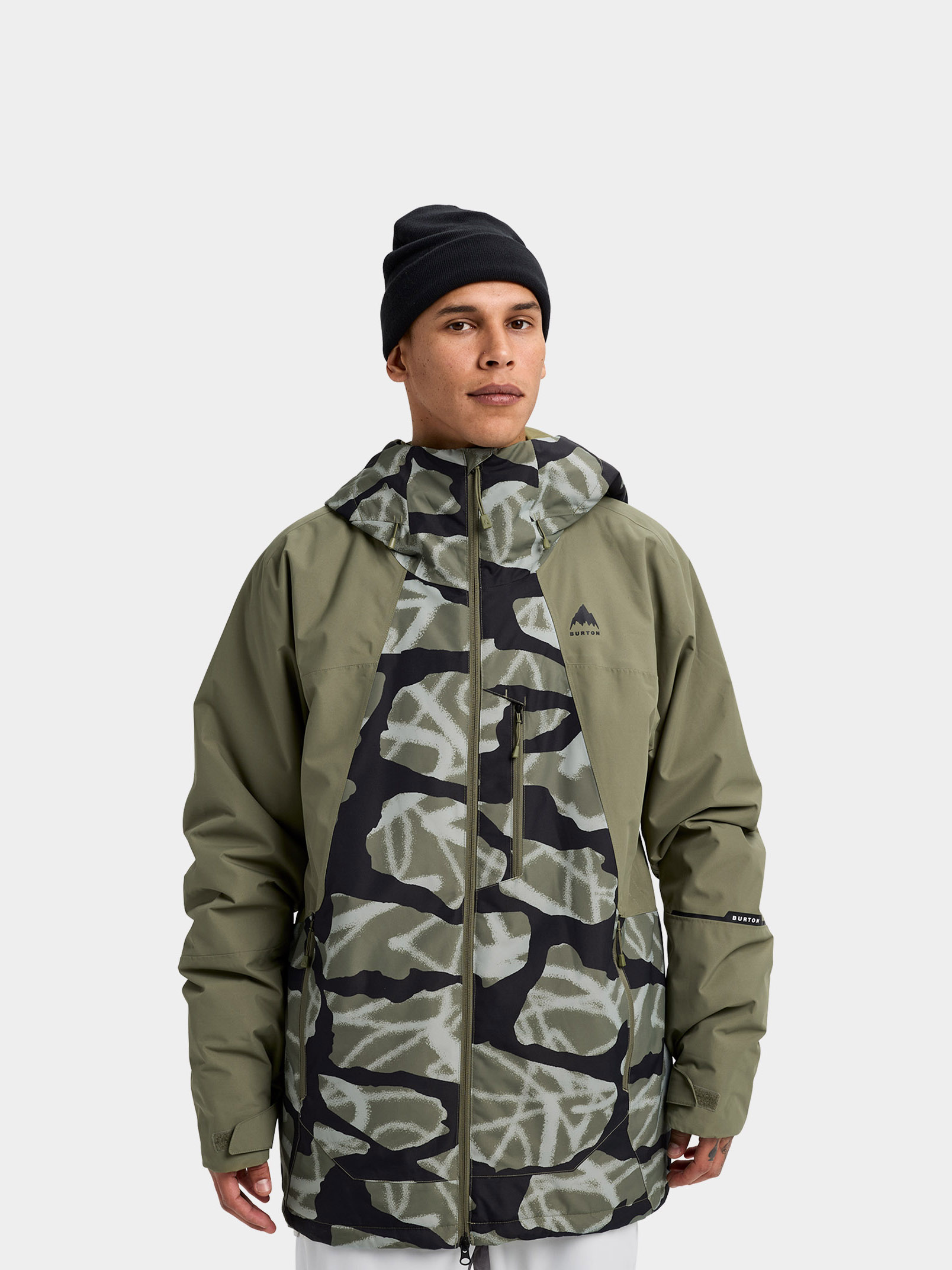 Snowboard dzseki Burton Reserve 2L Insulated (graffiti camo/forest moss)