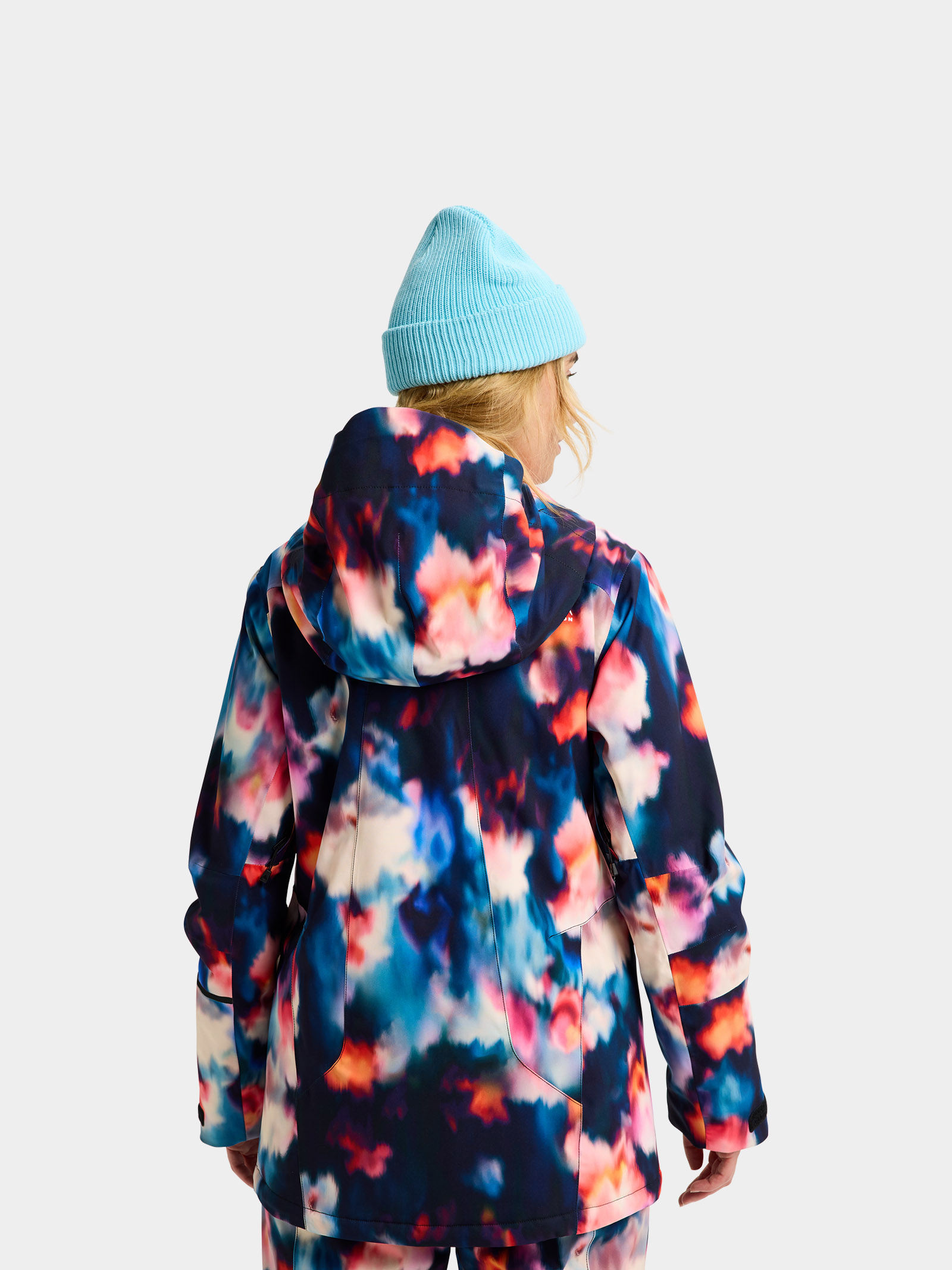 Női Snowboard dzseki Burton Reserve 2L Ins Stretch (floral blur)
