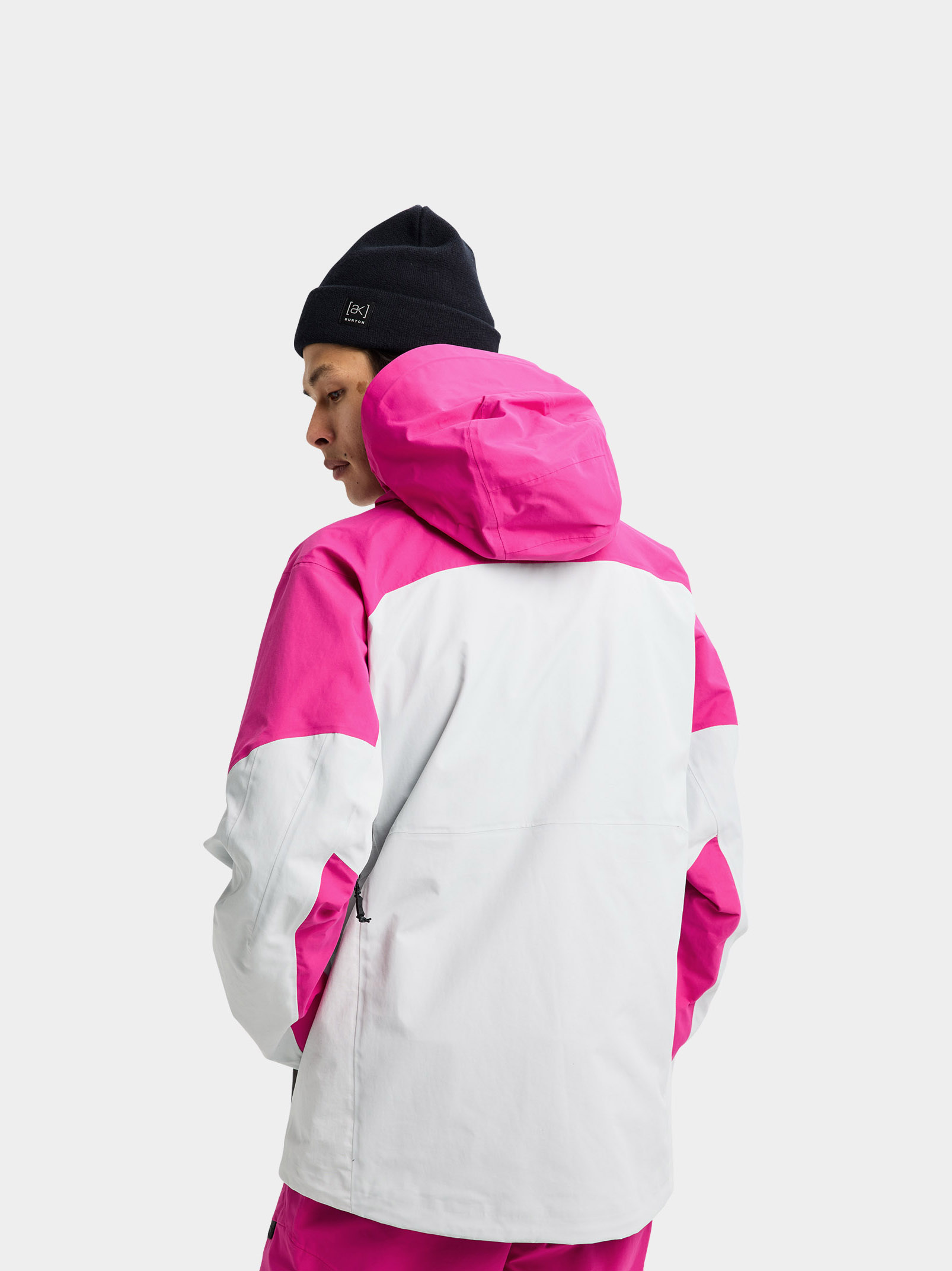 Férfi Snowboard dzseki Burton Ak Gore Tex Cyclic 2L (very berry/gray cloud)