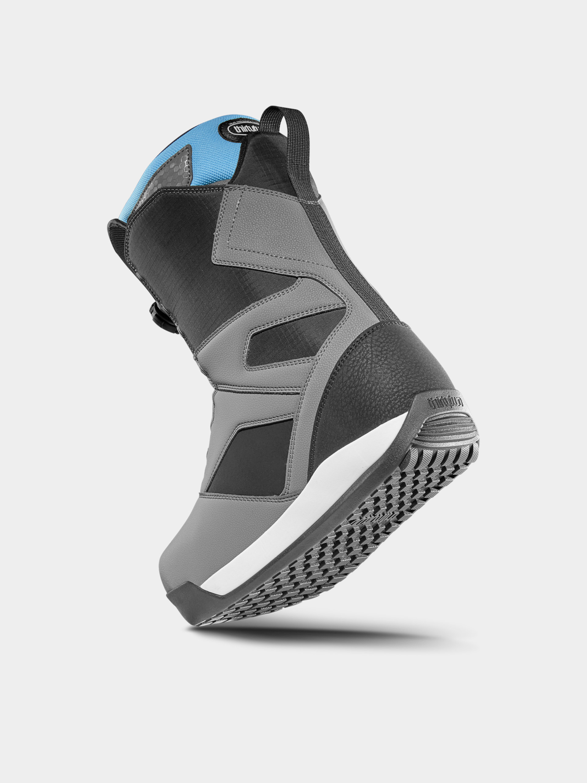 Férfi Snowboard cipők ThirtyTwo Stw Double Boa Bomb Hole (gray/black)