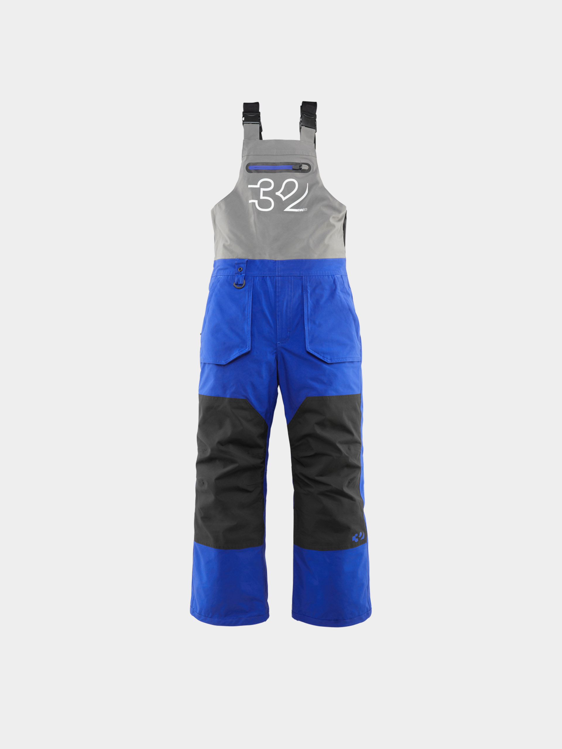 Snowboard nadrág ThirtyTwo Youth Basement Bib JR (blue)