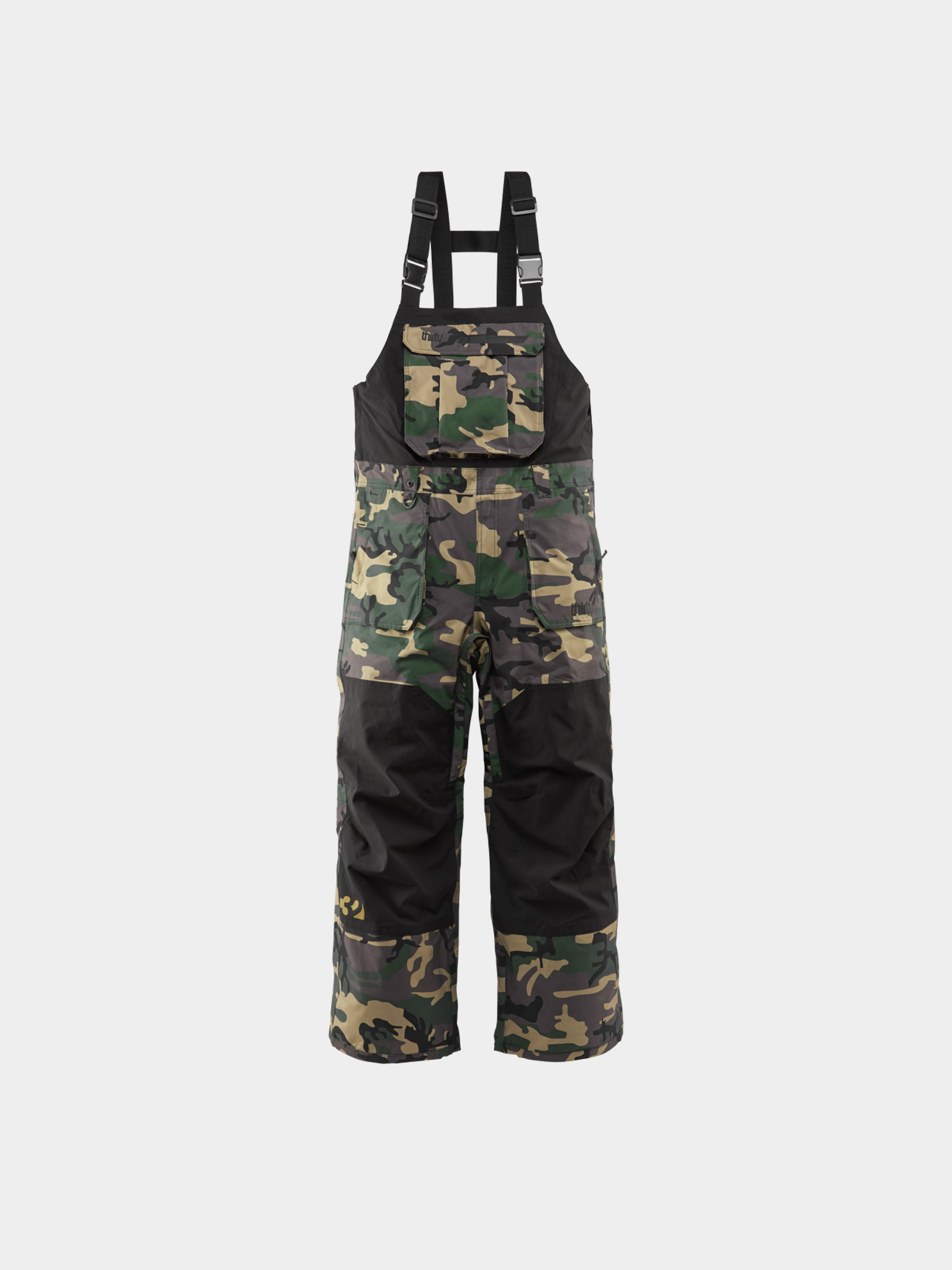 Snowboard nadrág ThirtyTwo Basement Bib (camo)