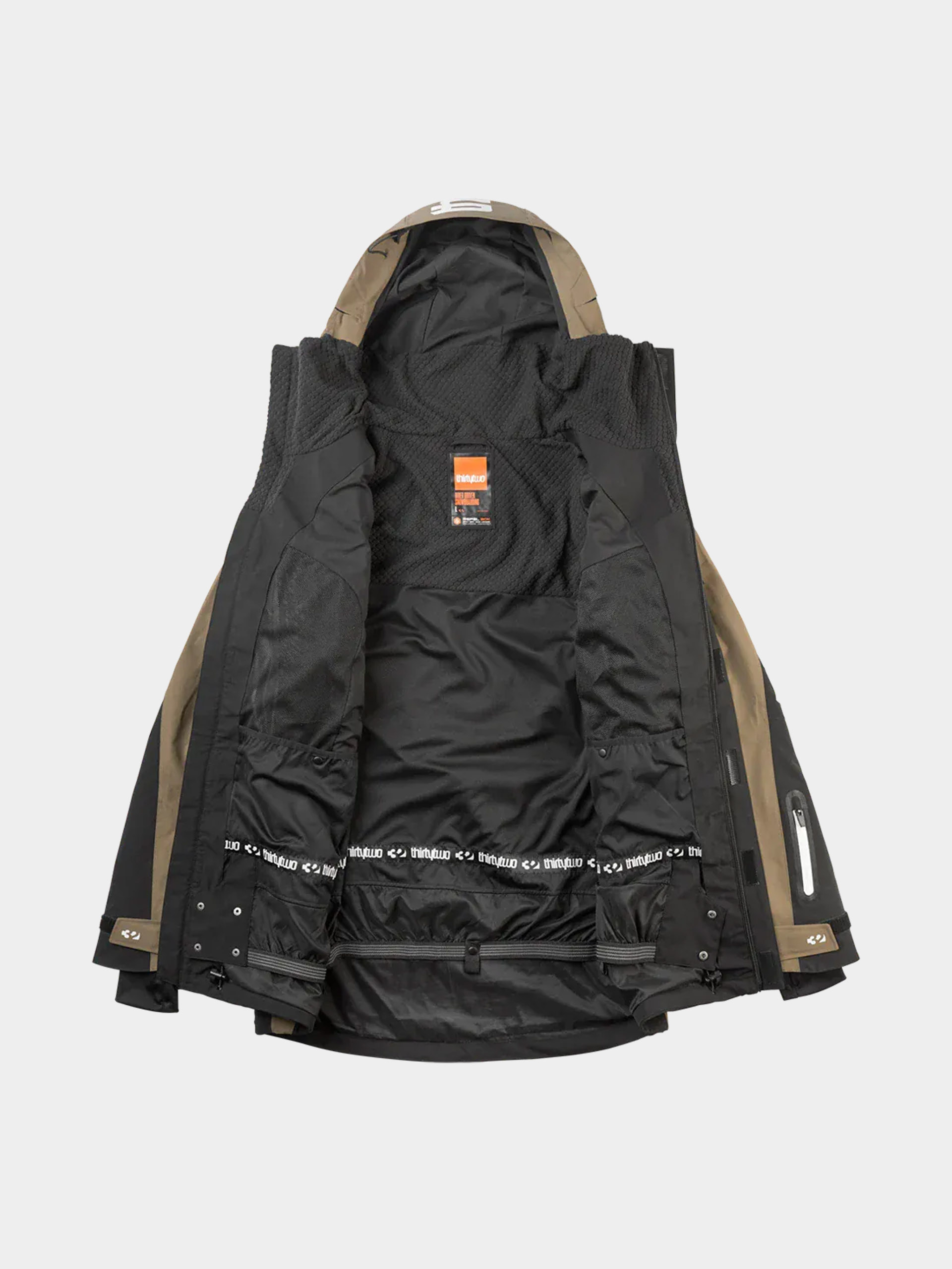 Férfi Snowboard dzseki ThirtyTwo Deep Creek Parka (tobacco)