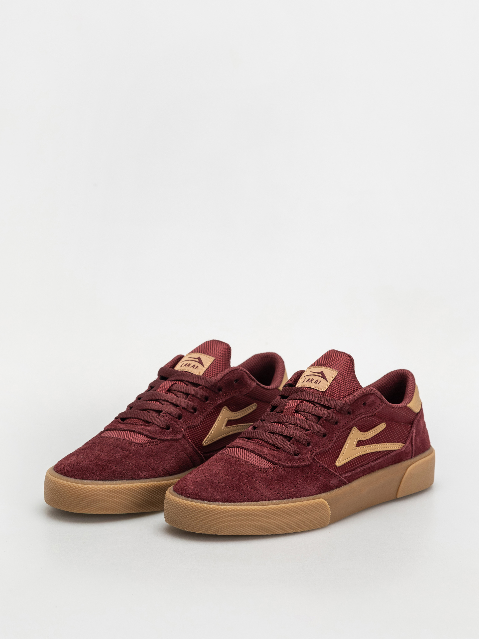 Cipők Lakai Cambridge (burgundy suede)