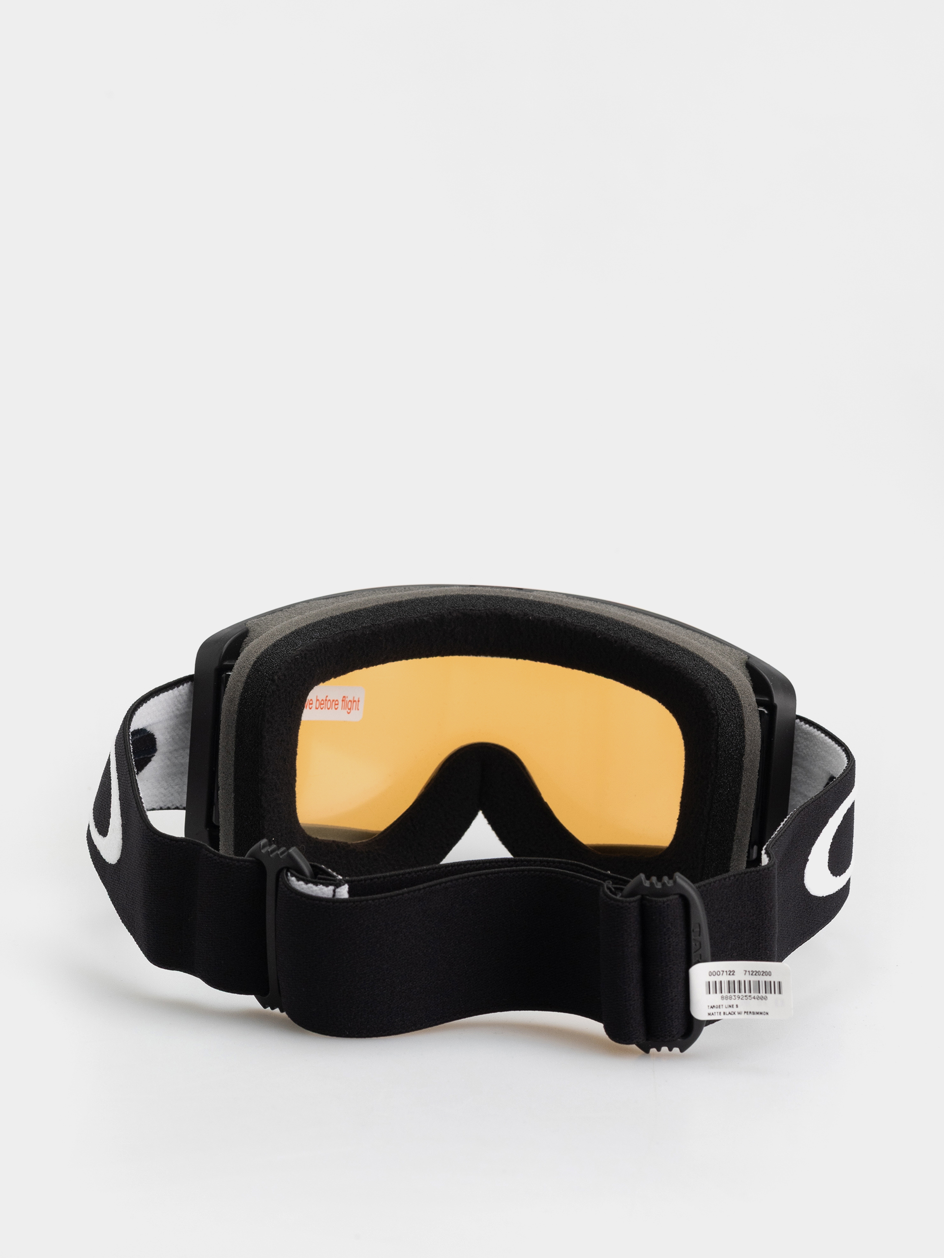 Snowboard szemüveg Oakley Target Line S JR (matte black/persimmon)