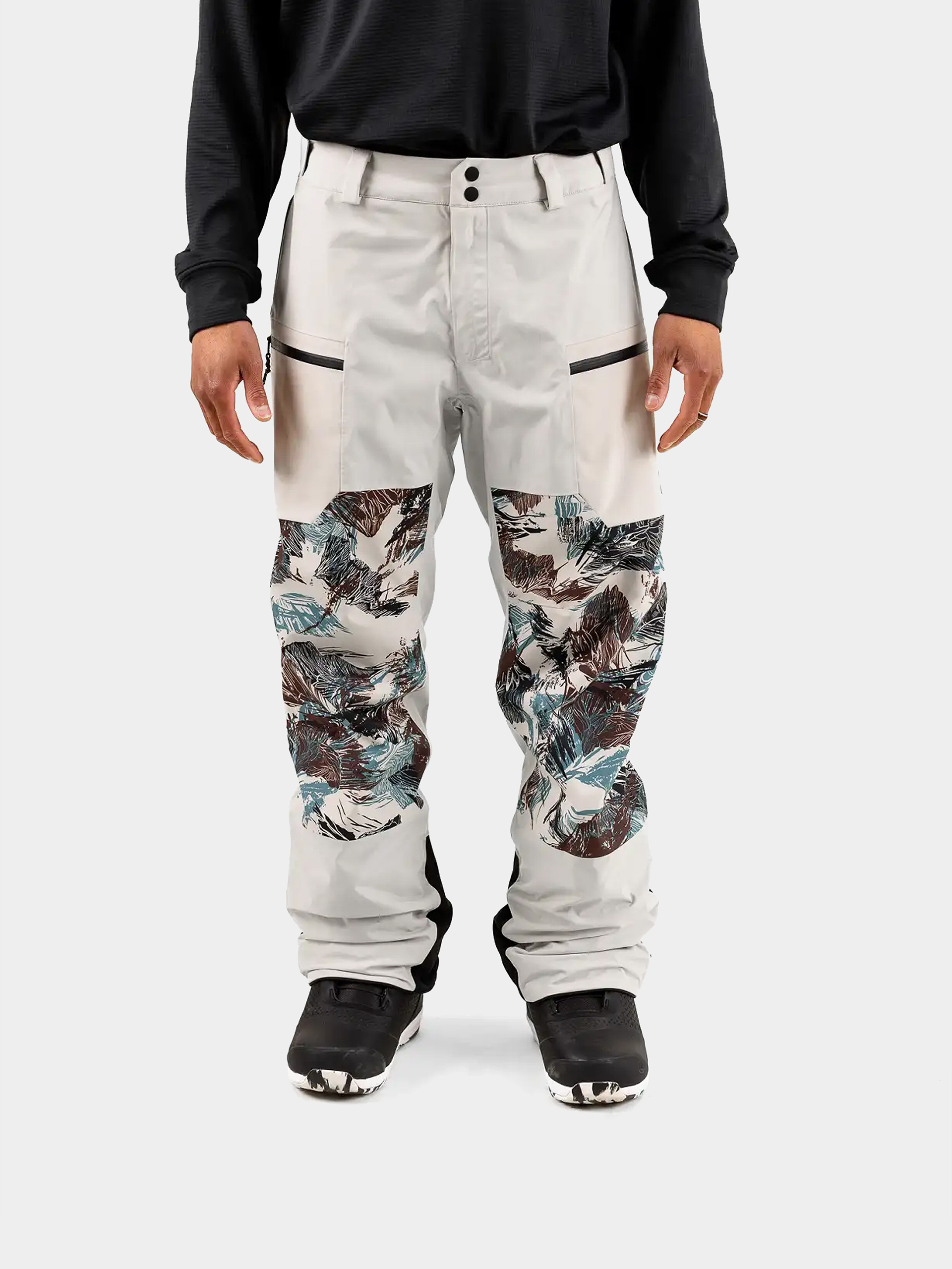 Férfi Jones Snowboards Mtn Surf Rec Snowboard nadrág (smoke gray)