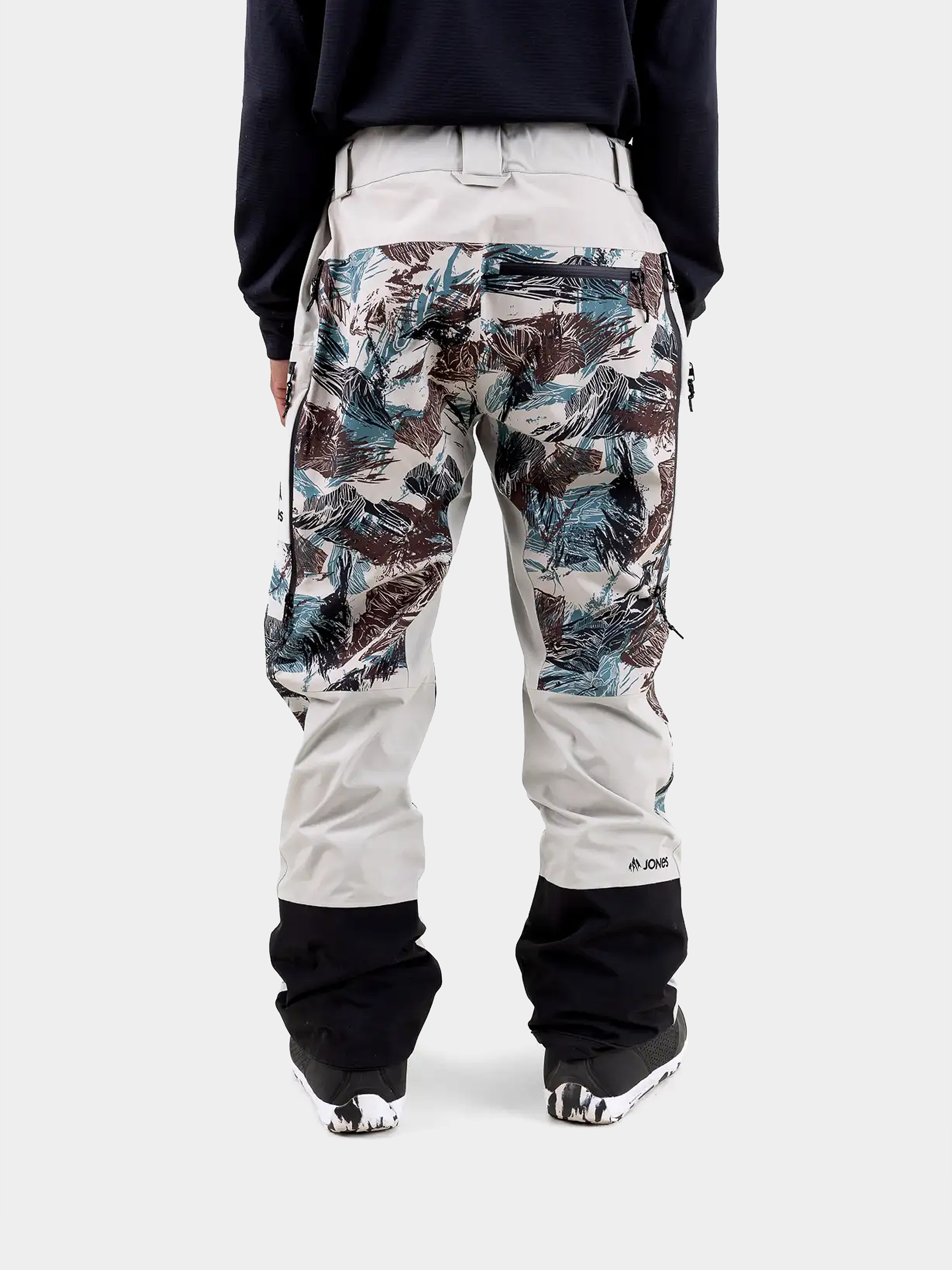 Férfi Snowboard nadrág Jones Snowboards Mtn Surf Rec (smoke gray)