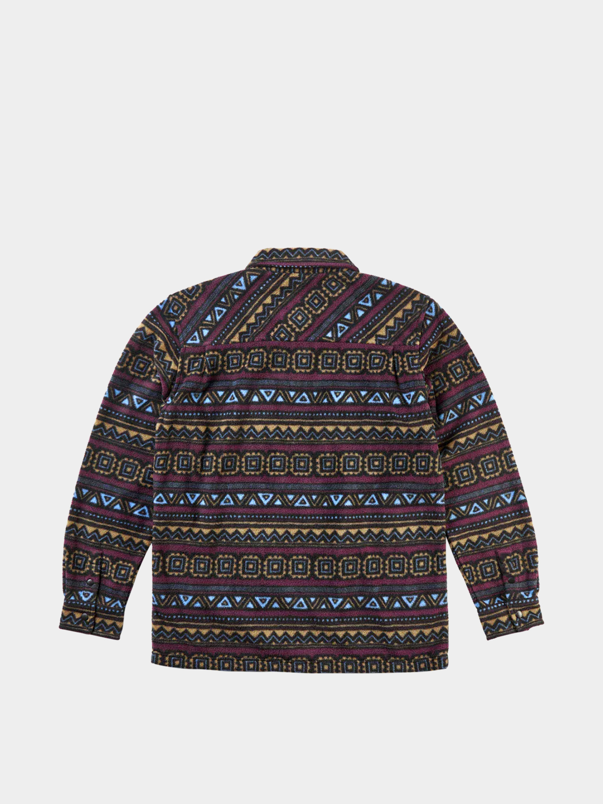 Férfi Thermo pulóver ThirtyTwo Rest Stop Zip Up Shirt (maroon)