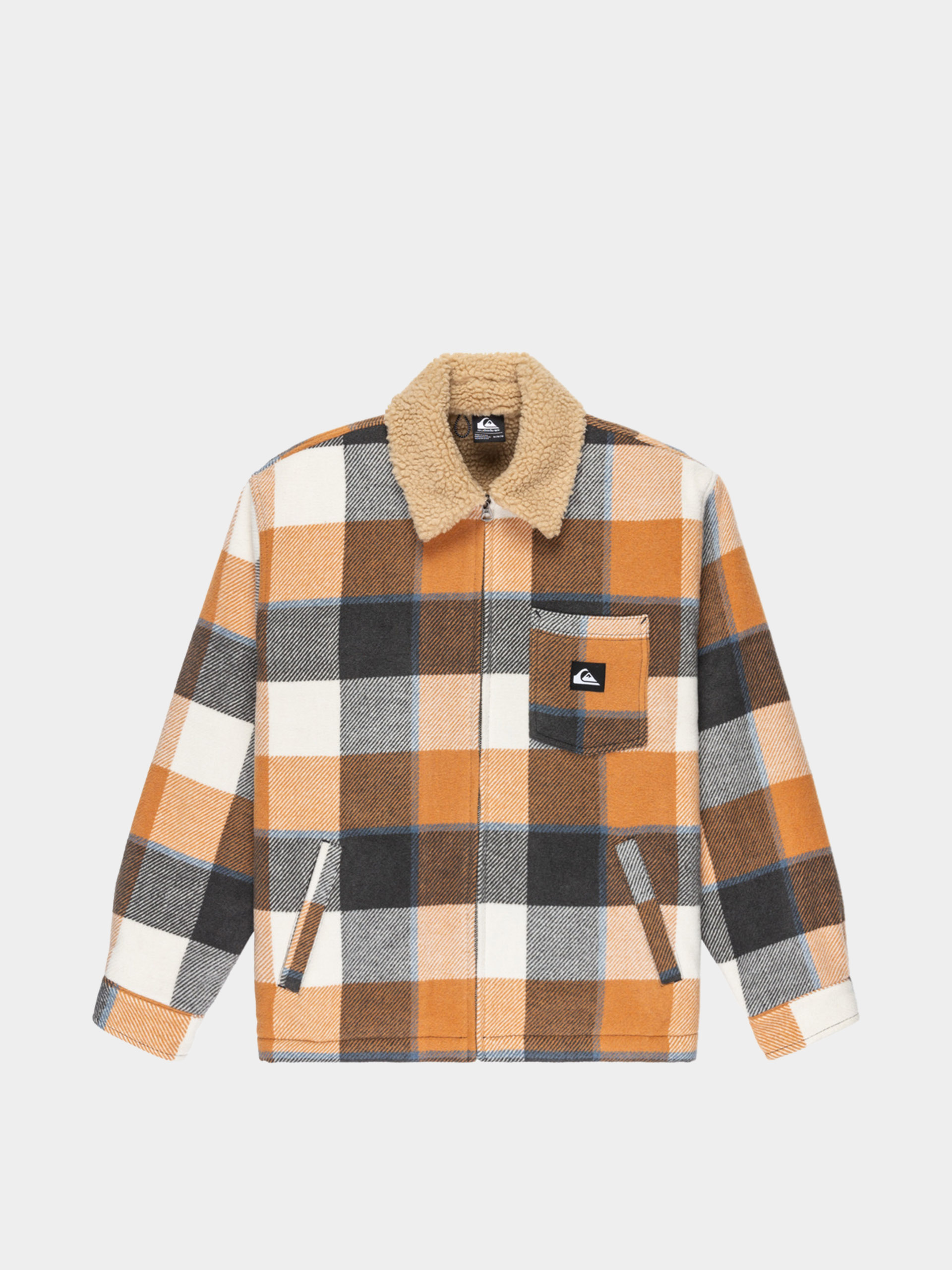 Quiksilver Dna Sherpa Harrington Dzseki (almond motherfly check)