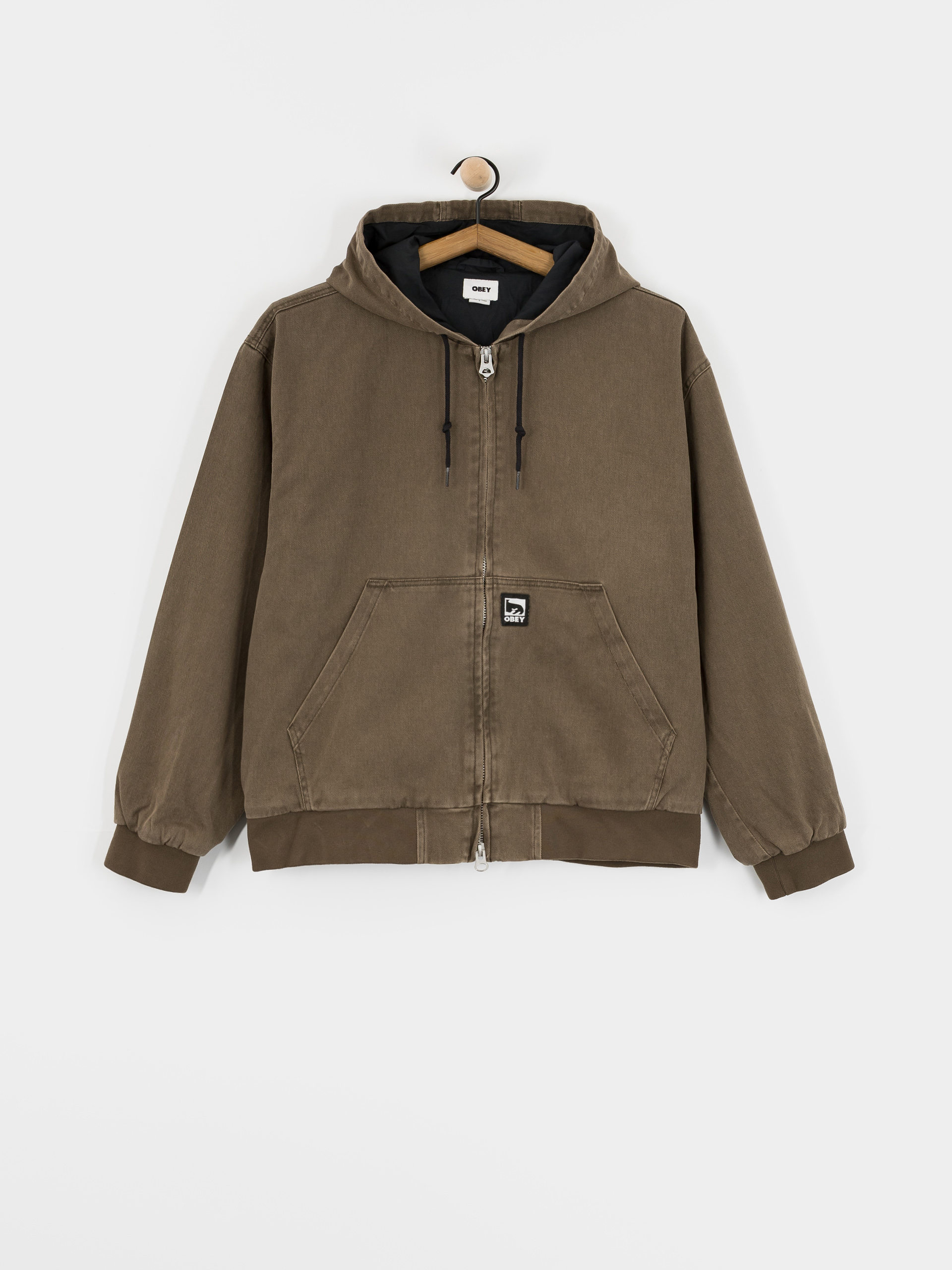 OBEY Obey Glen Zip Up Dzseki (wren faded wash)