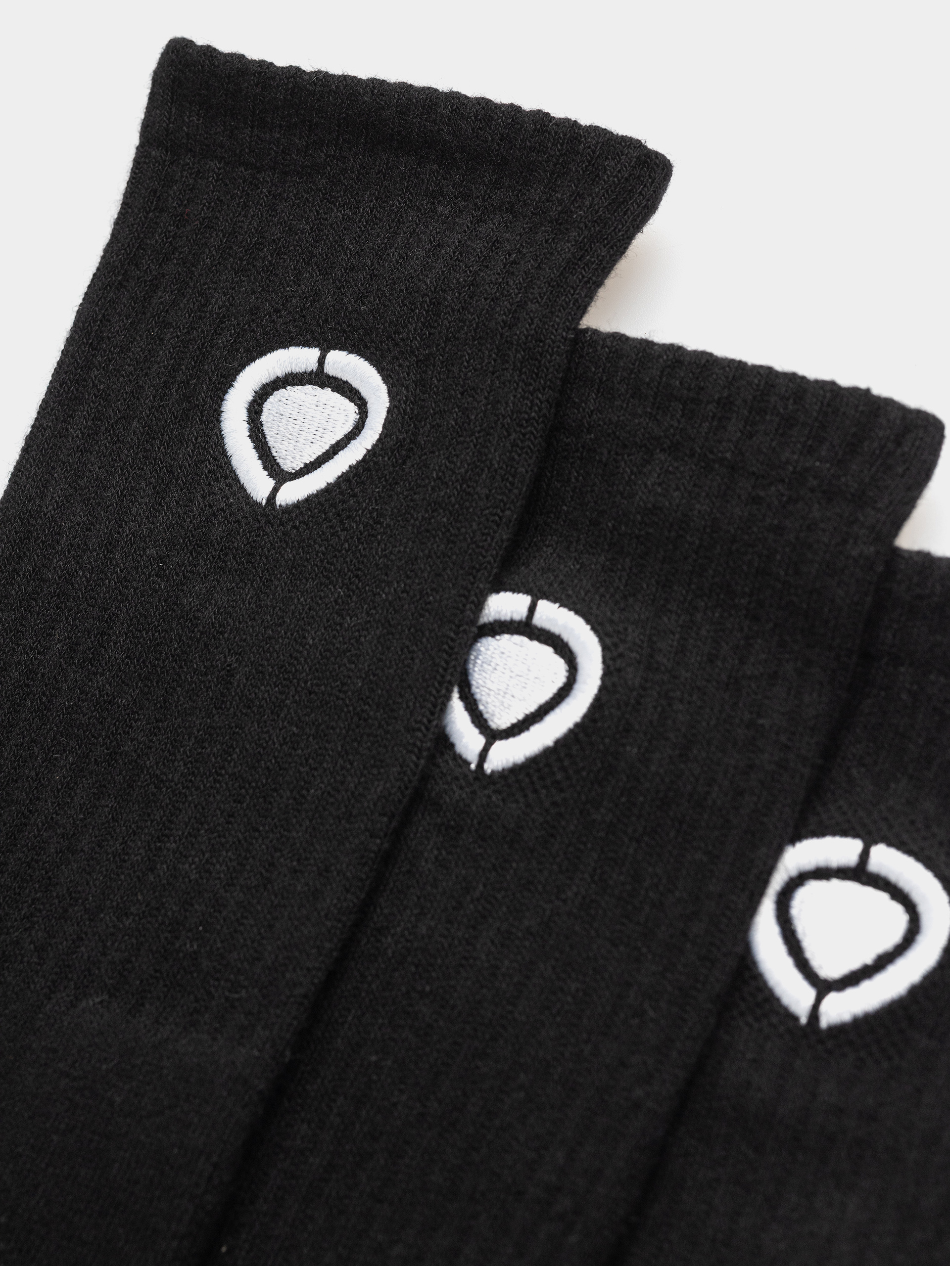 Circa High 3pk Zokni (black/white)