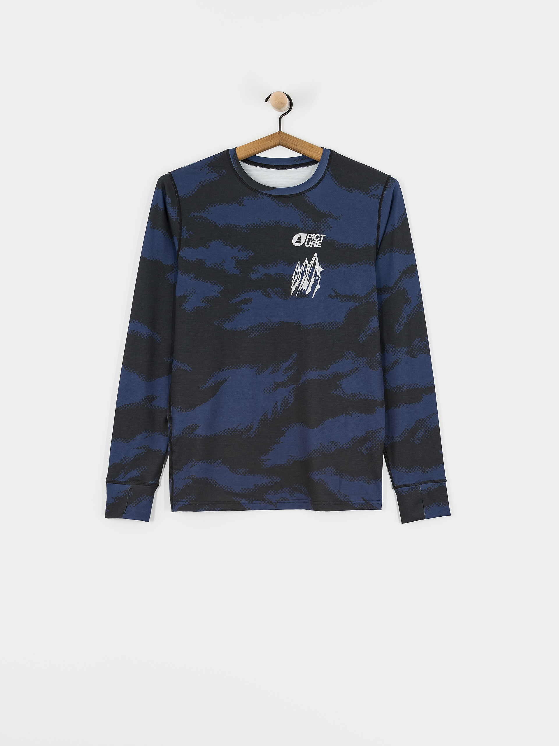 Picture Lhotse Printed Hosszú ujjú thermo felső (retro fusion print)