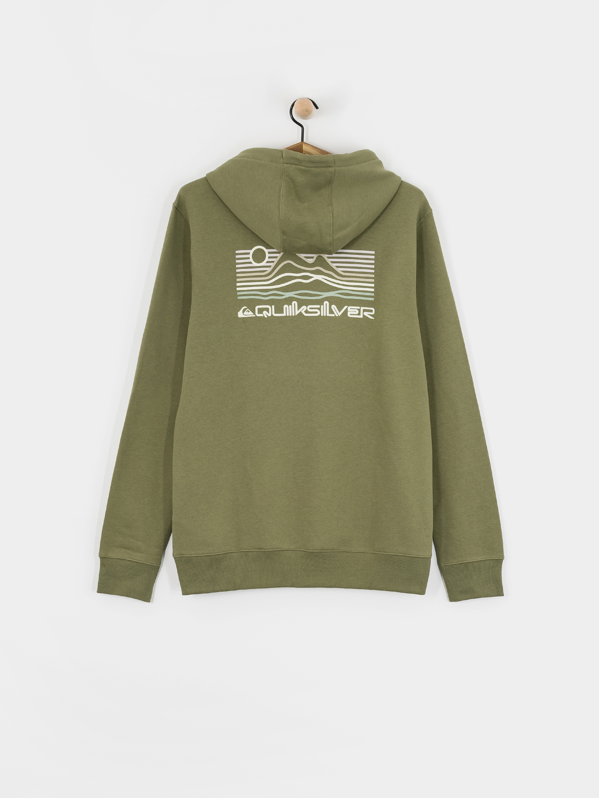 Quiksilver Light Waves HD Kapucnis pulóver (loden green)